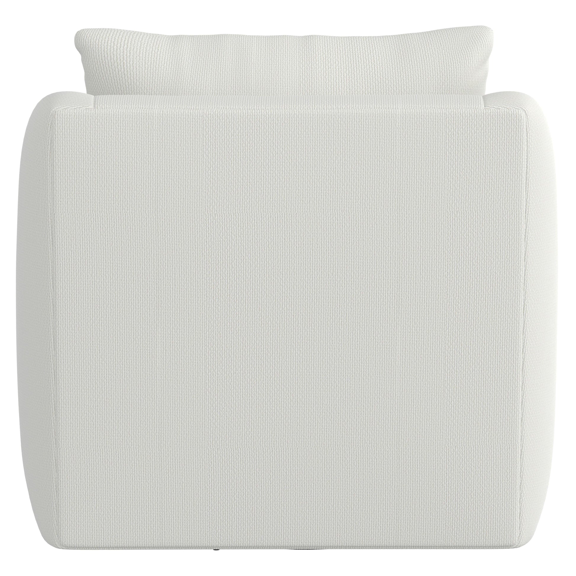 Solana White/Cream Outdoor Swivel Chair - Ornate Home