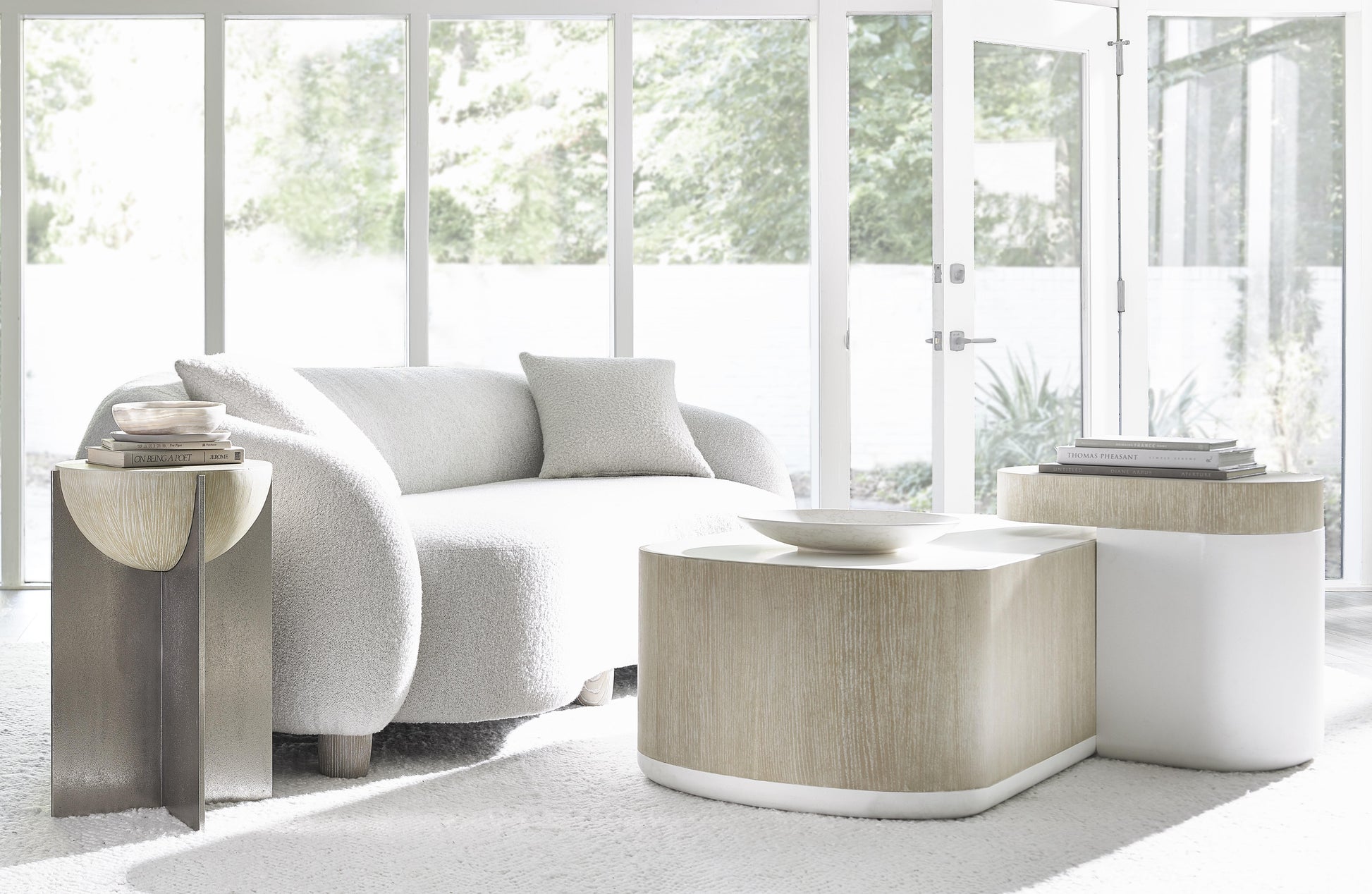 Solaria Dune Side Table ("flyover" style) - Ornate Home