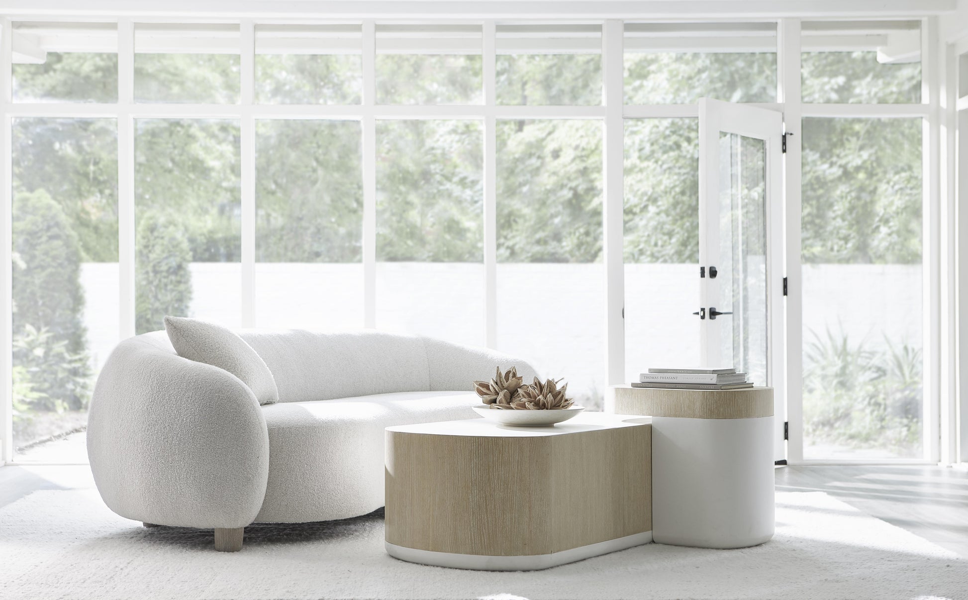 Solaria Dune Side Table ("flyover" style) - Ornate Home