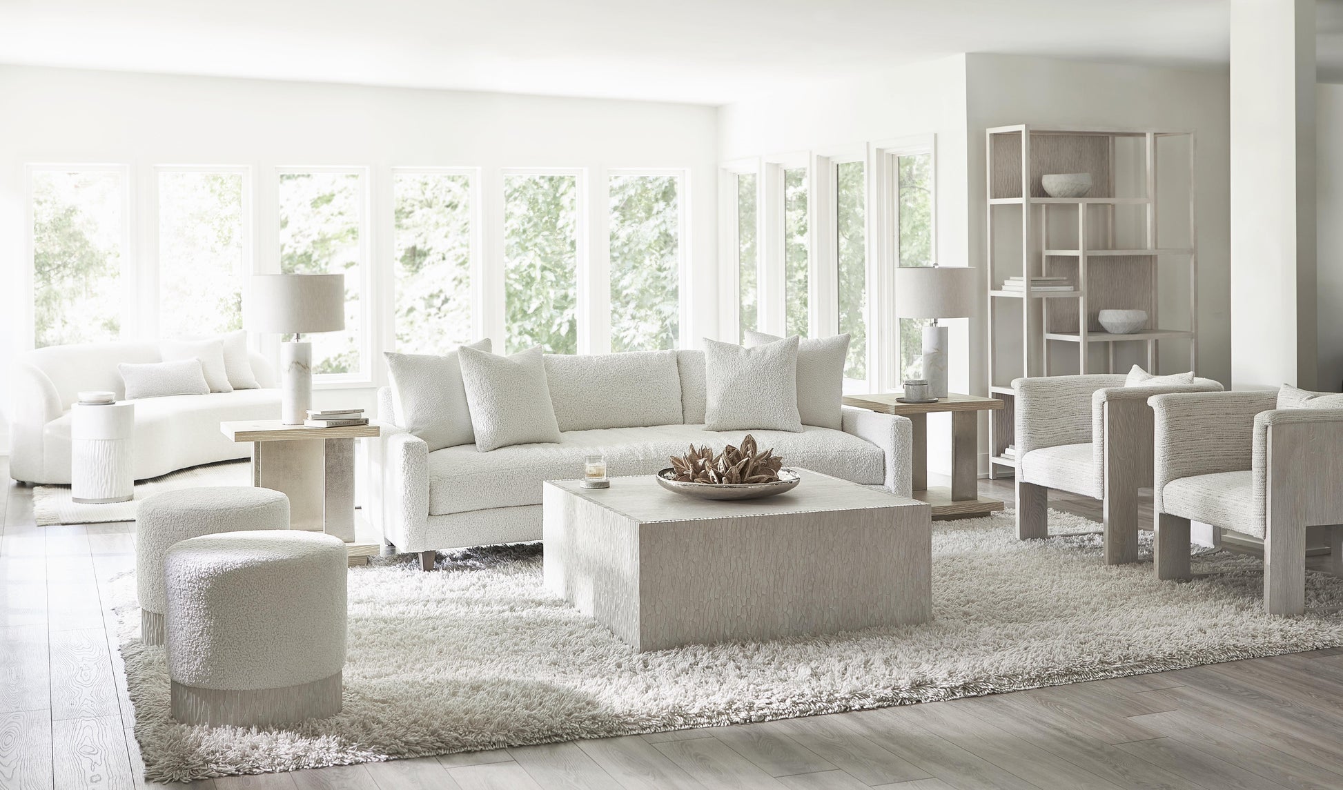 Solaria Square Dune Side Table - Ornate Home