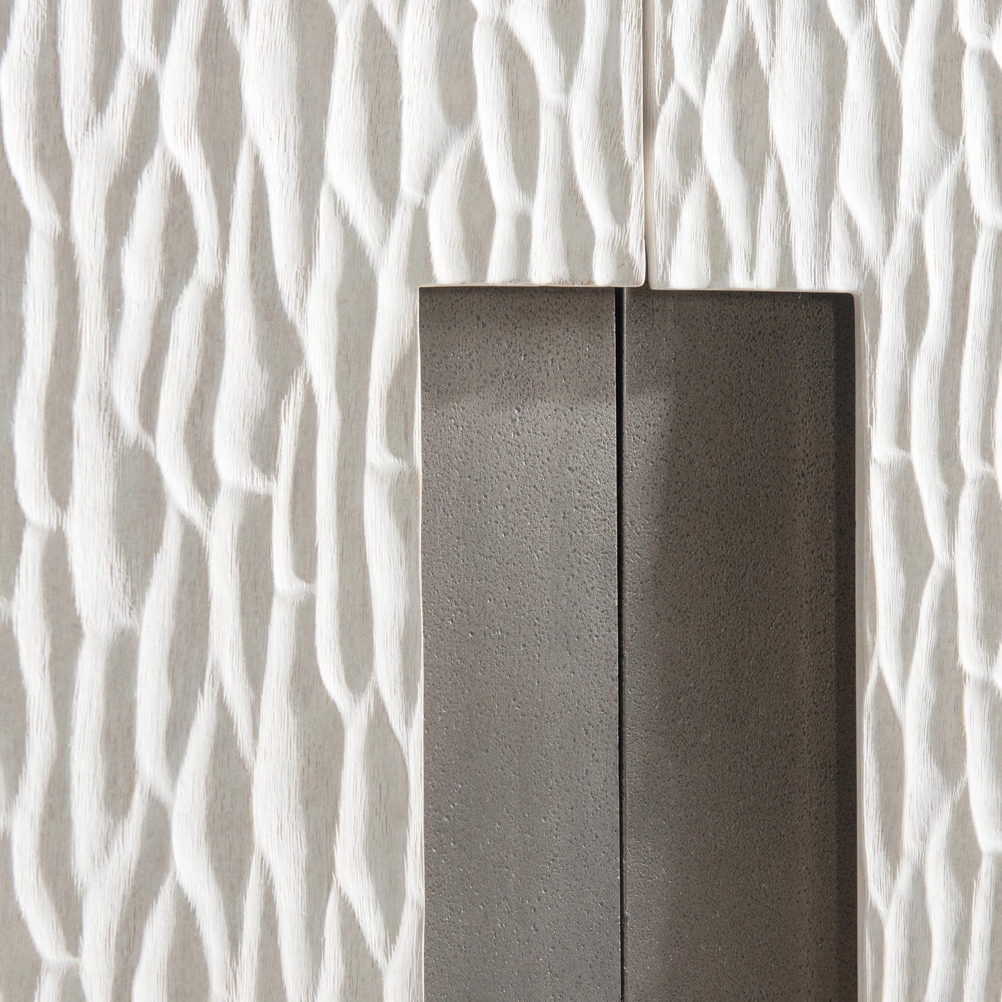 Solaria Weathered Bone Bar Cabinet - Ornate Home