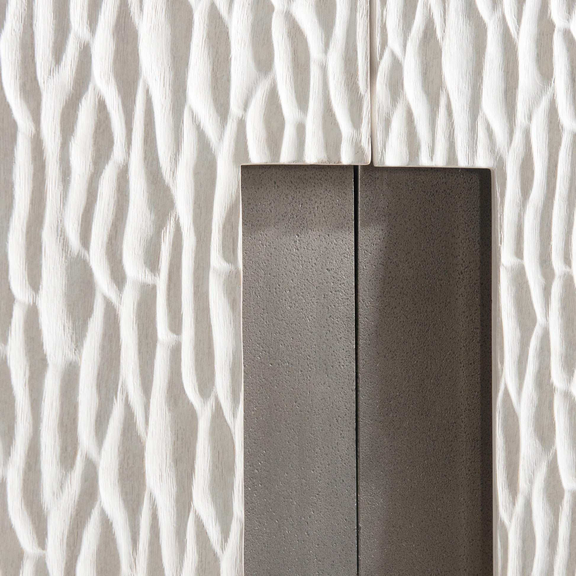 Solaria Weathered Bone Bar Cabinet - Ornate Home