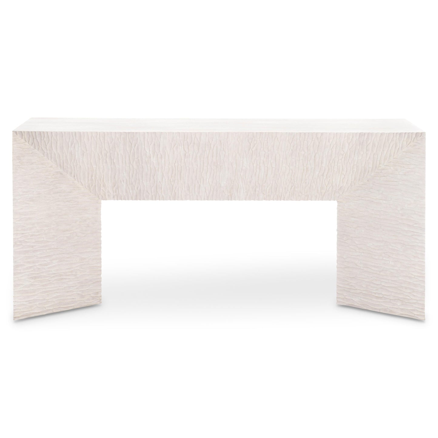 Solaria Weathered Bone Console Table - Ornate Home
