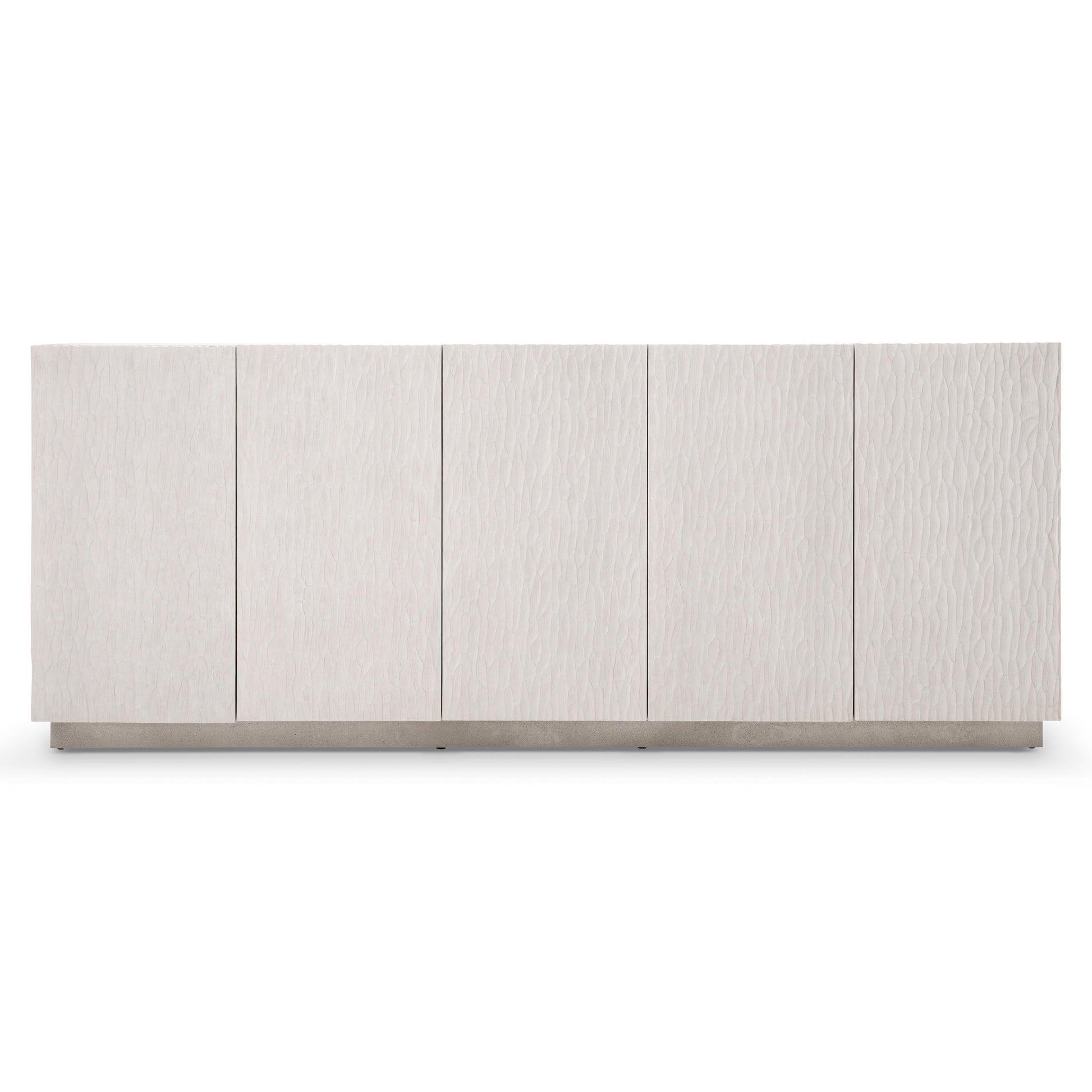 Solaria Weathered Bone Entertainment Credenza - Ornate Home