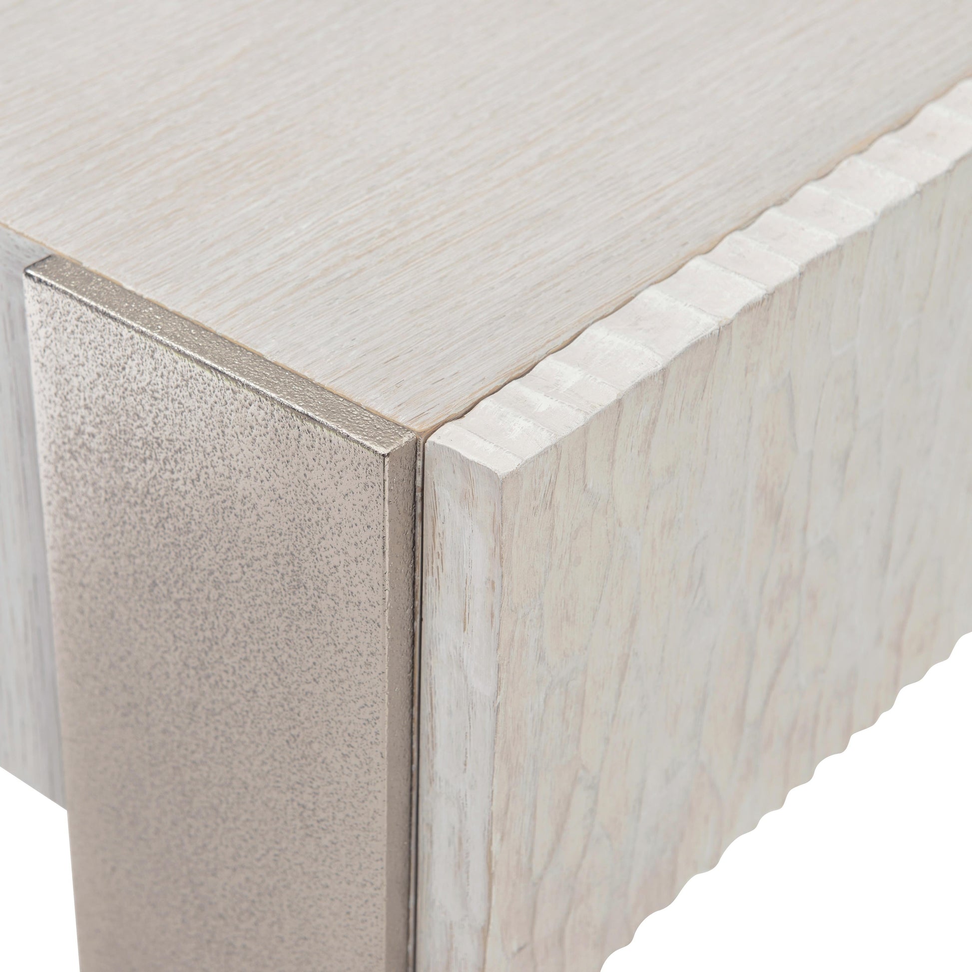 Solaria Weathered Bone Nightstand - Ornate Home