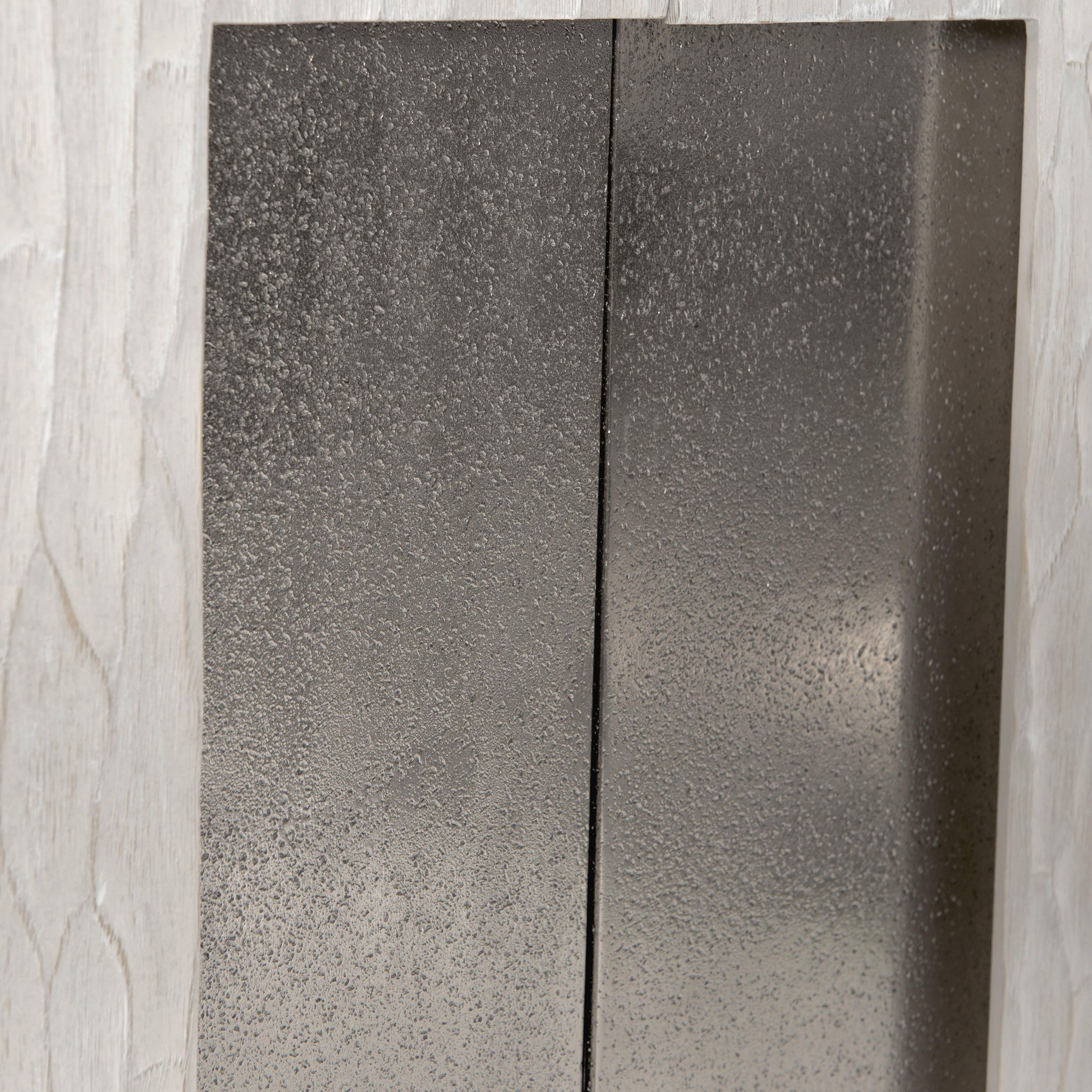 Solaria Weathered Bone/Shiny Nickel Buffet - Ornate Home
