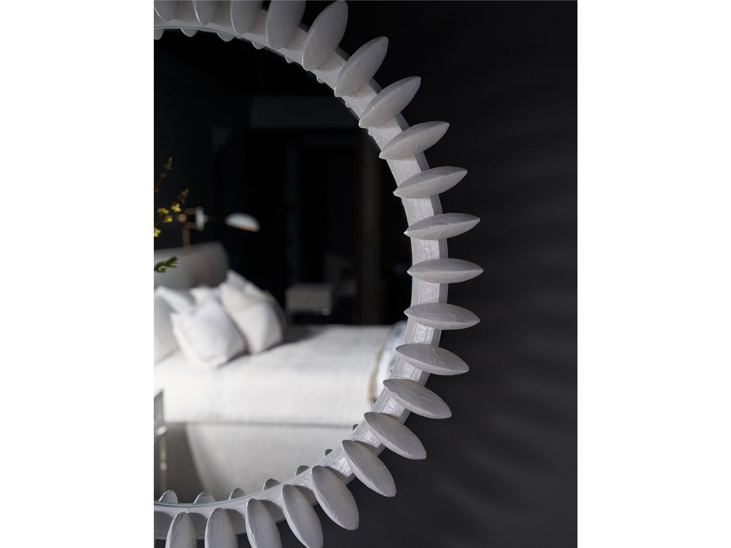 Solstice White Mirror - Ornate Home