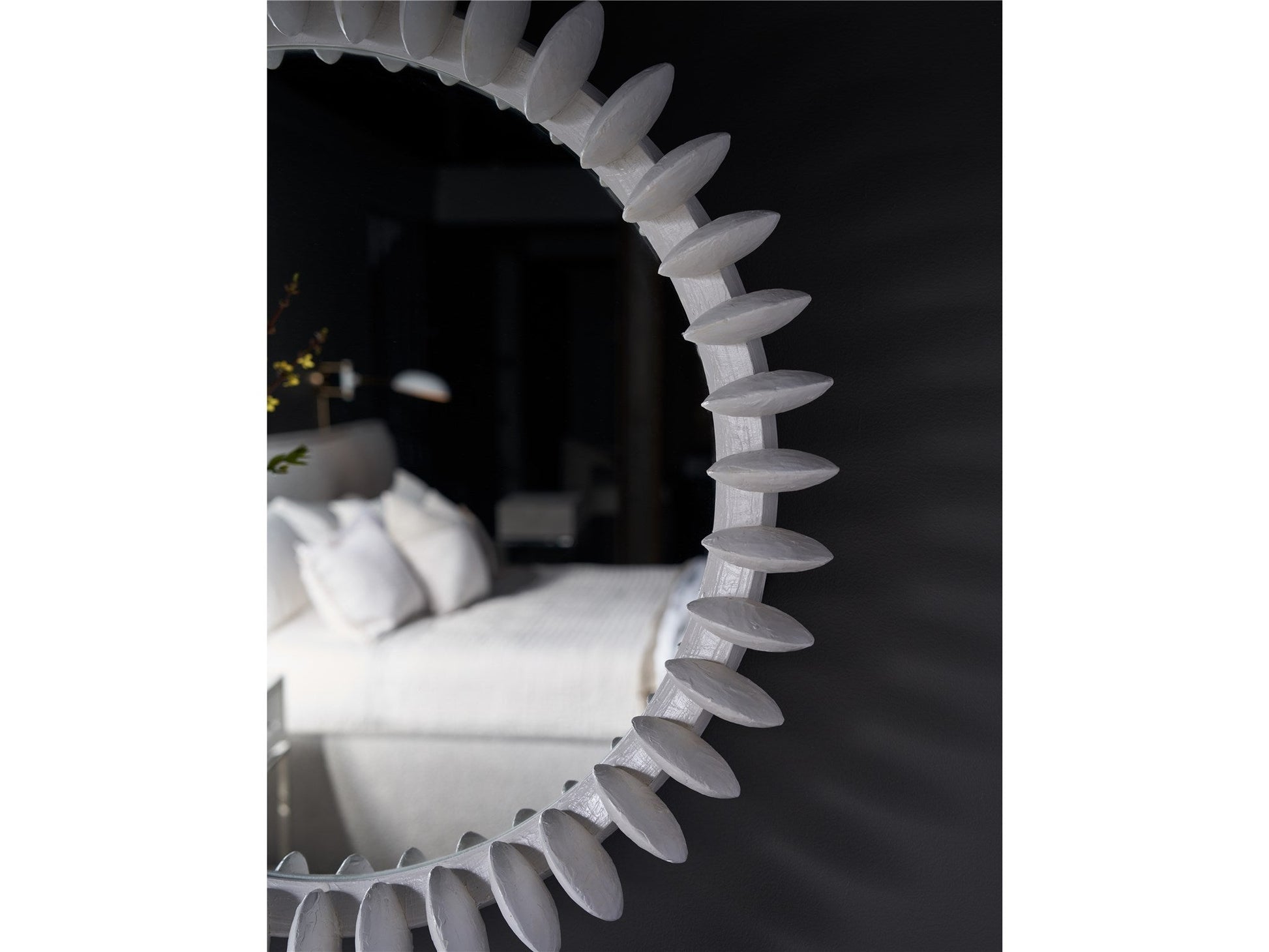 Solstice White Mirror - Ornate Home