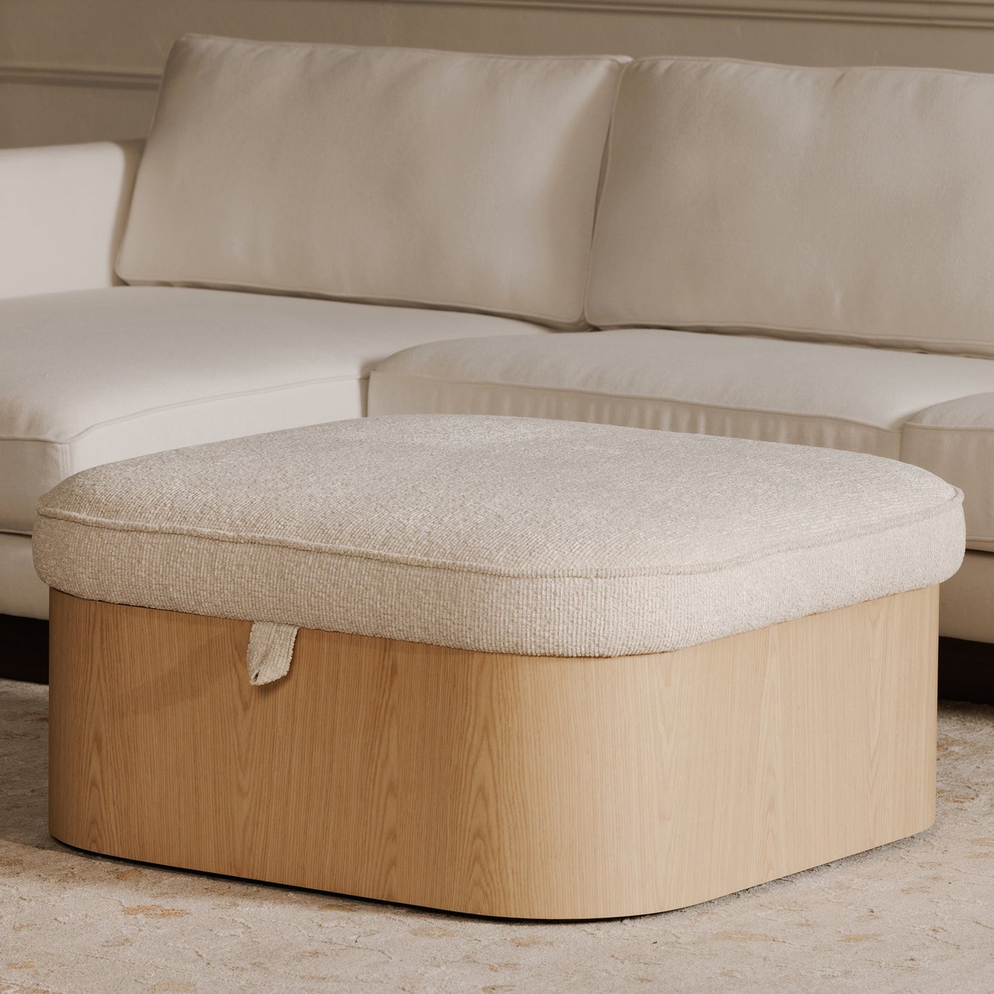 Sonny Ash Ottoman - Ornate Home