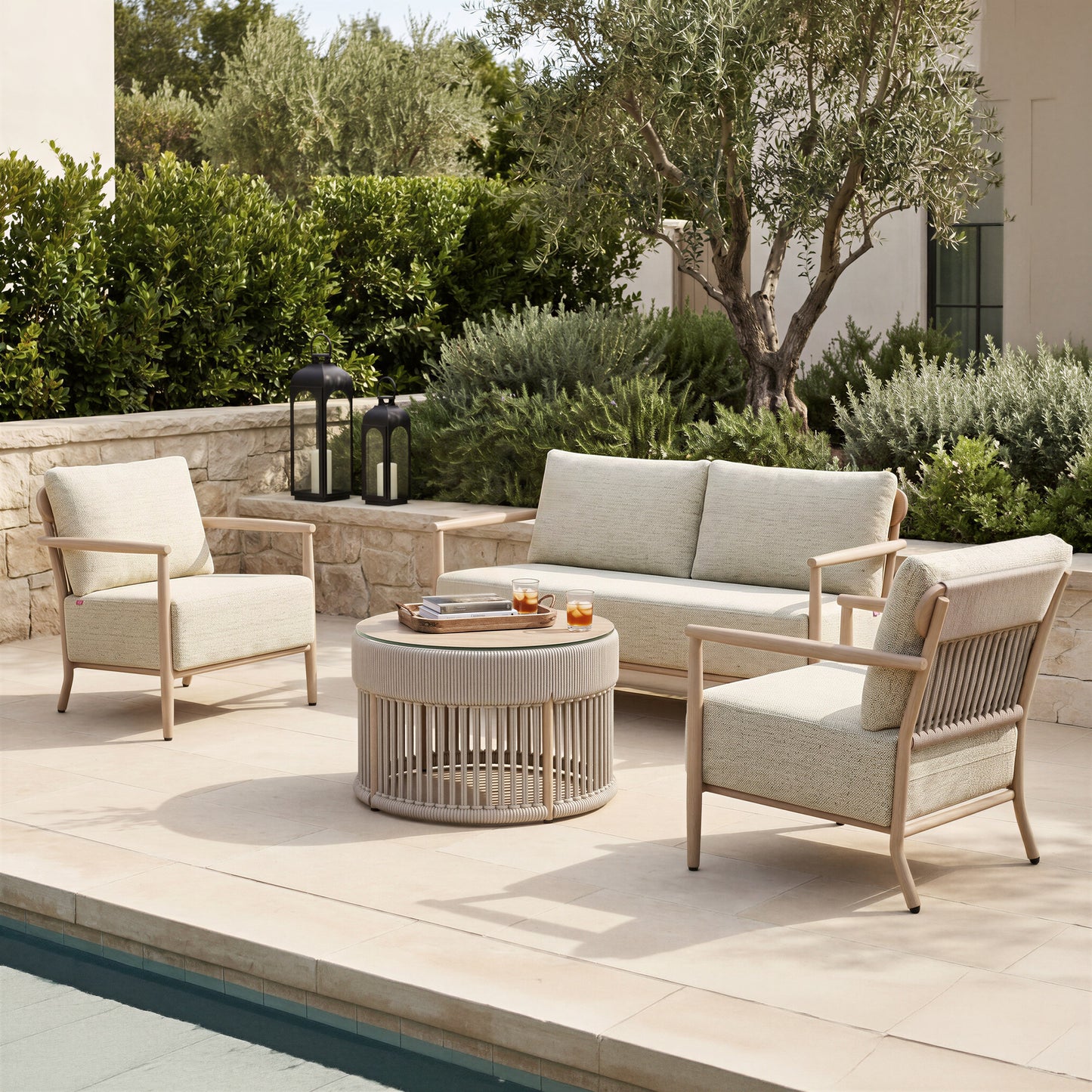 Sora Green Outdoor Armchair - Ornate Home