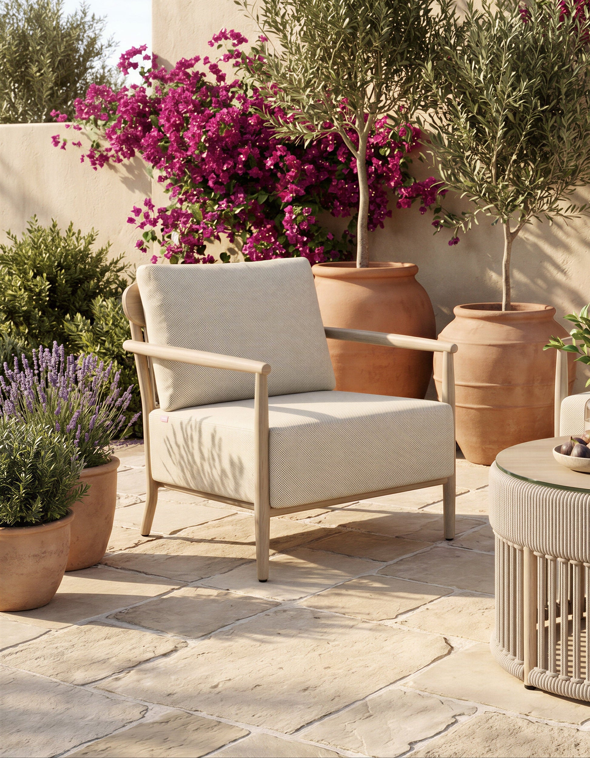 Sora Green Outdoor Armchair - Ornate Home