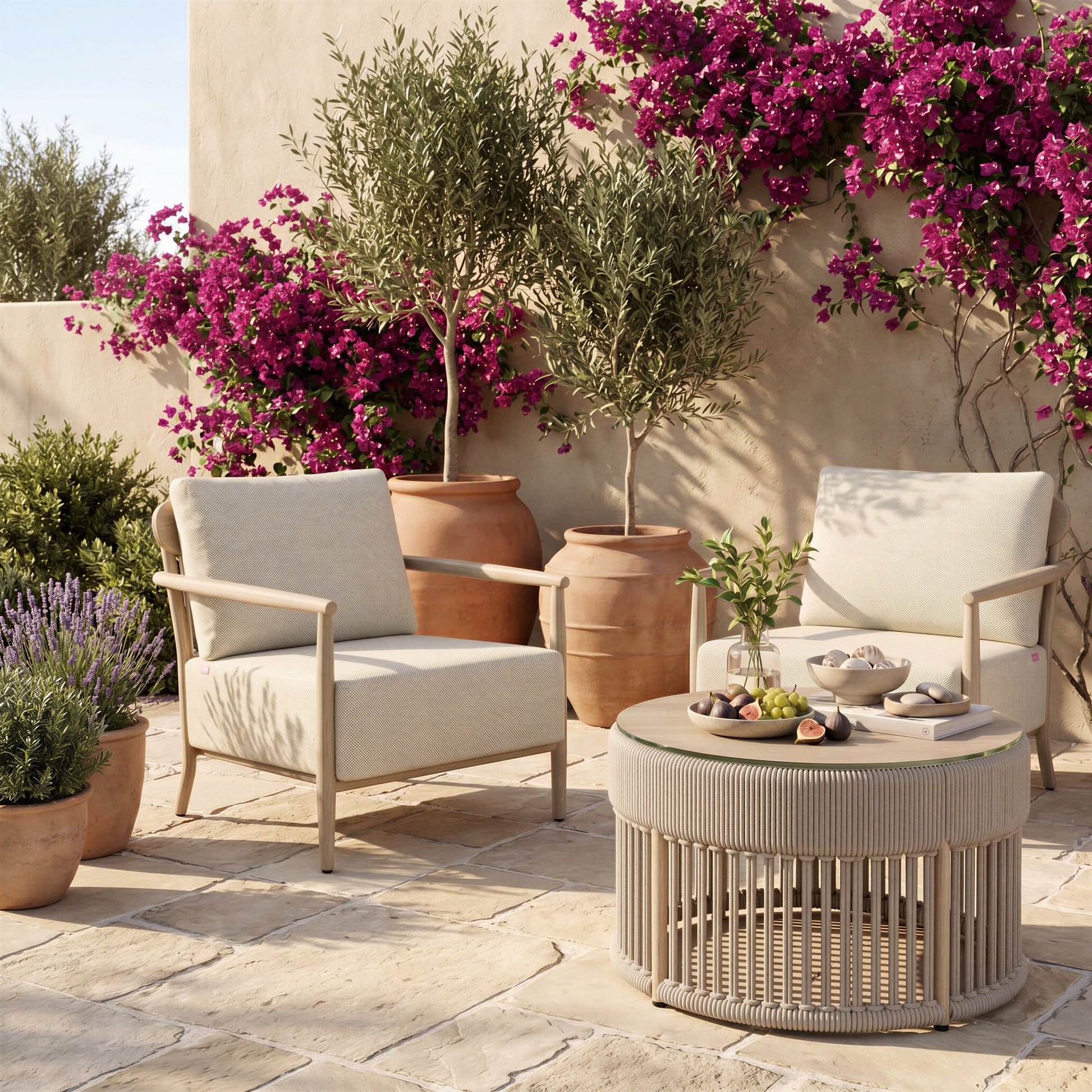 Sora Natural Outdoor Coffee Table - Ornate Home