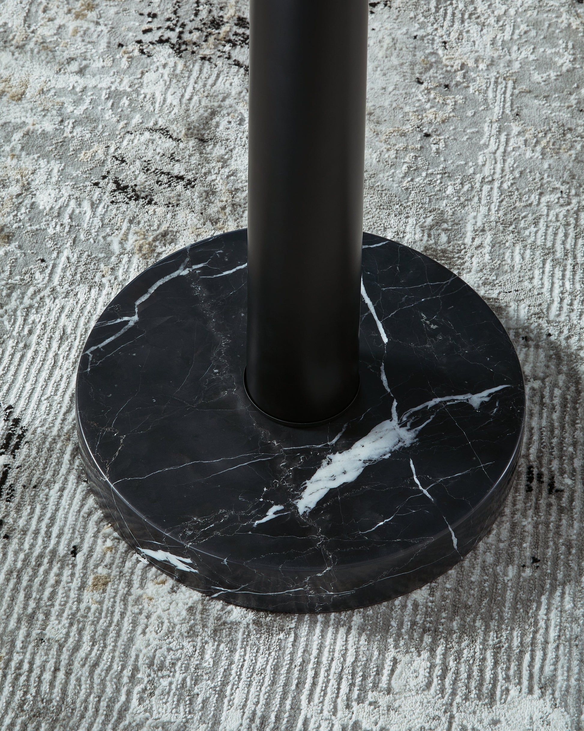 Sorcha Gold/Black Floor Lamp- Viva Furn
