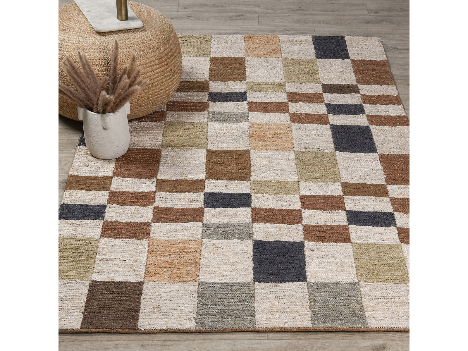 Soumak Multi Color Jute Area Rug 8'x10' - Ornate Home