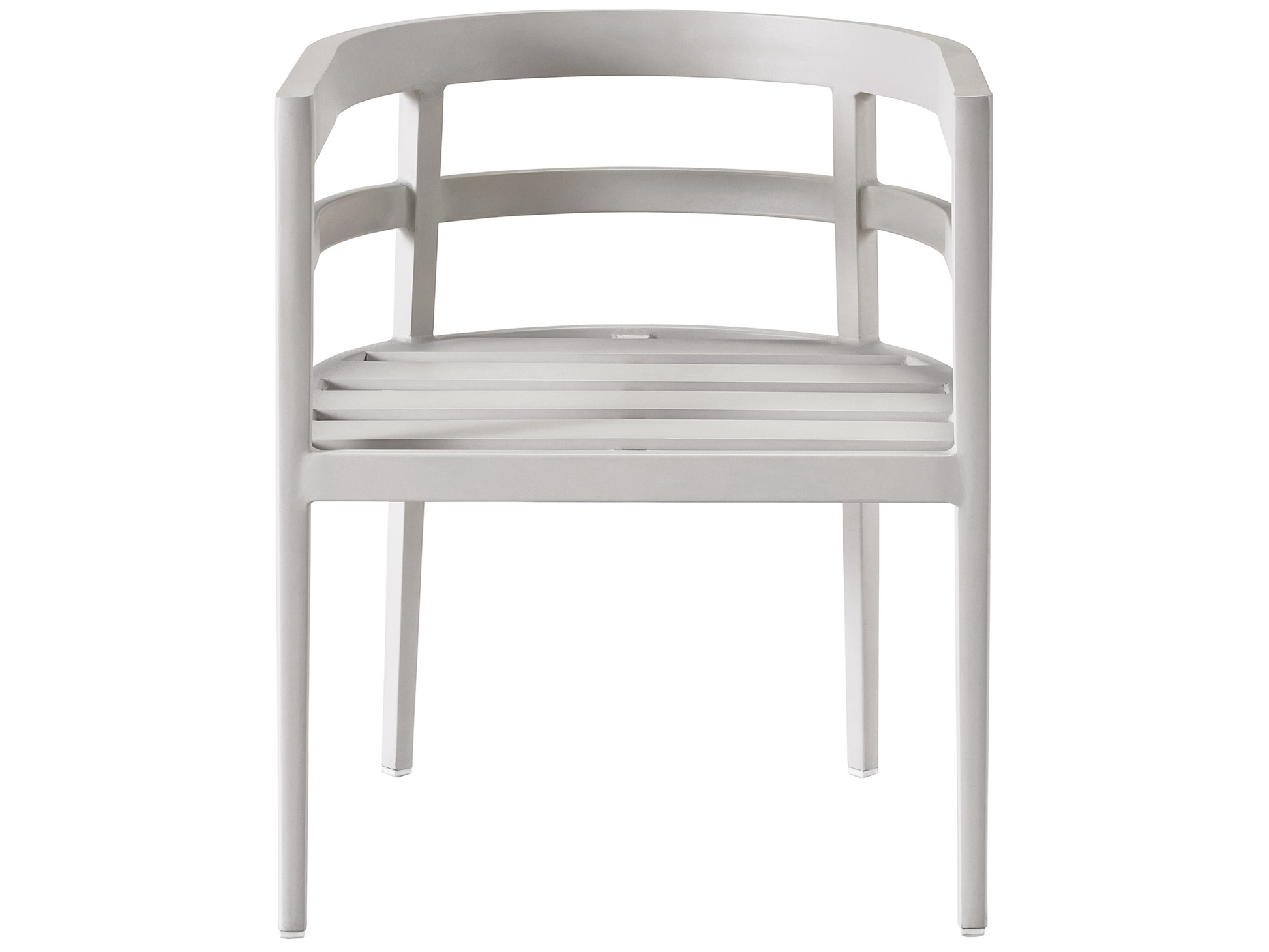 Sout Beach Canvas Granite/Chalk Aluminum Dining Chair - Ornate Home