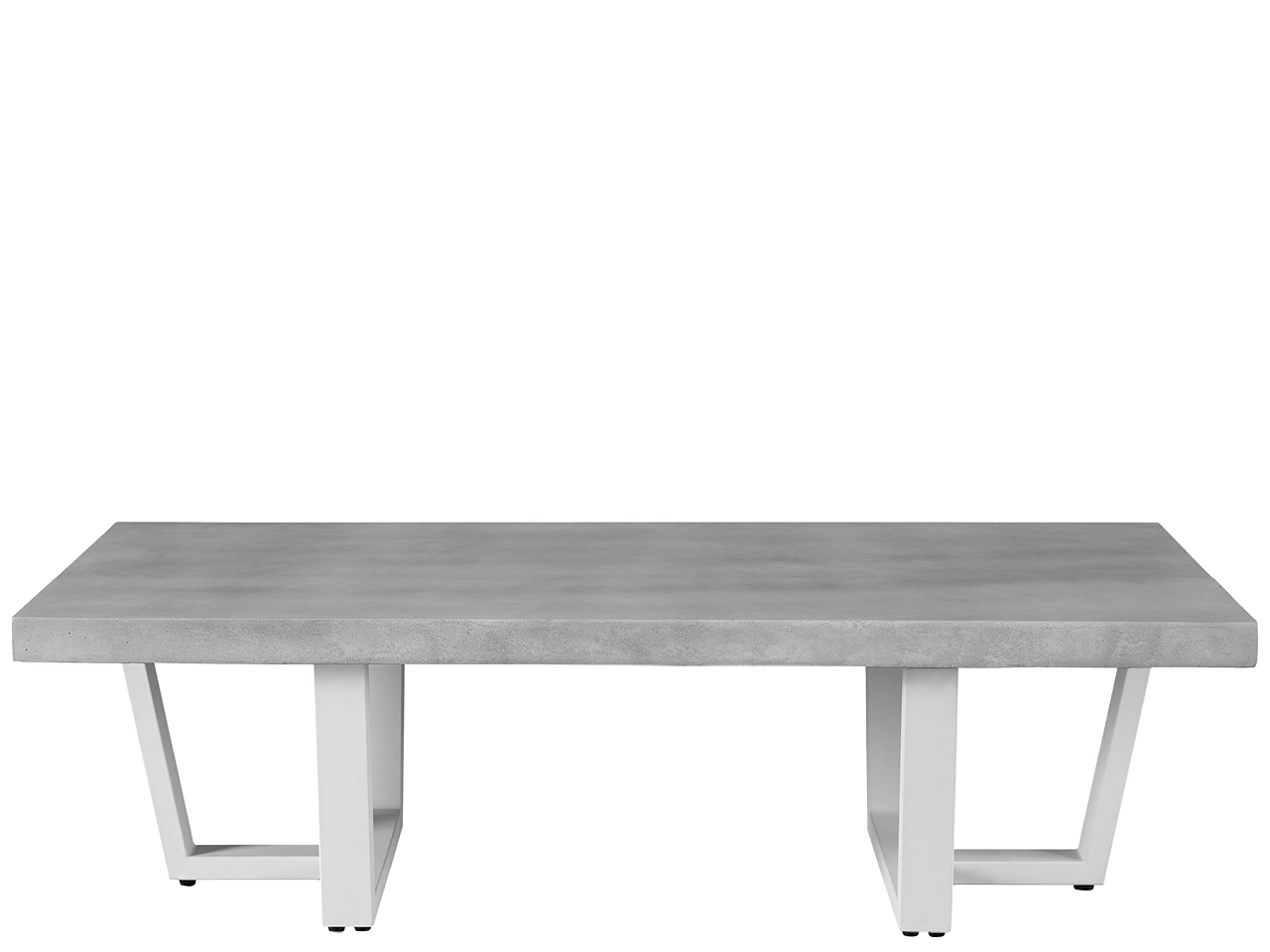South Beach Chalk Aluminum Cocktail Table - Ornate Home