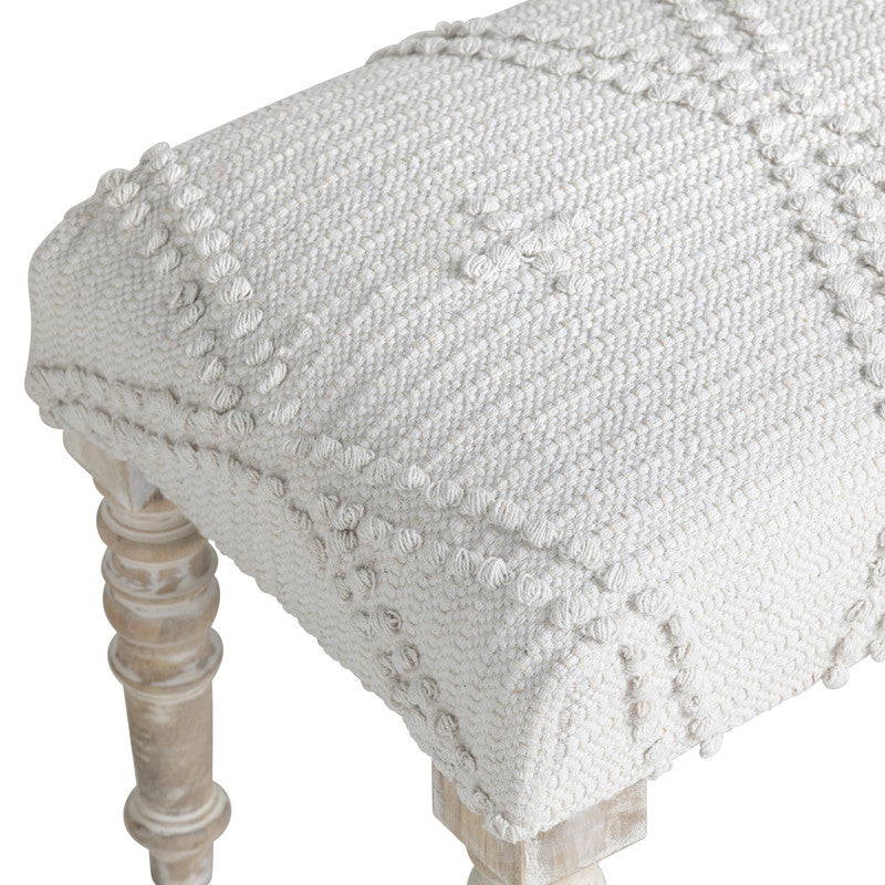 South Wales White/Cream Bench - Ornate Home