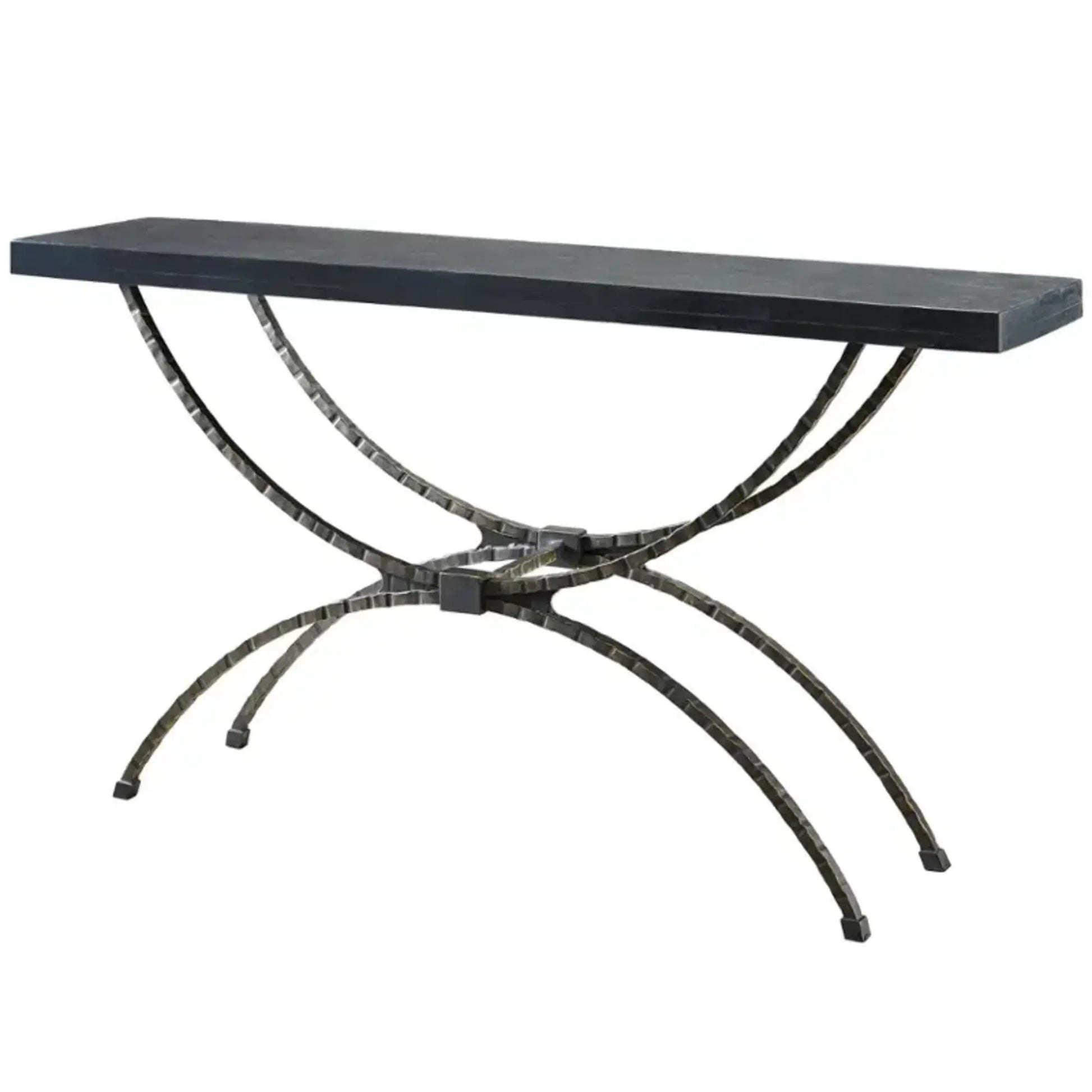 Spatial Aged Bronze/Gold Console Table - Ornate Home