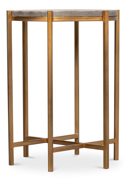 Spence Black Side Table - Ornate Home