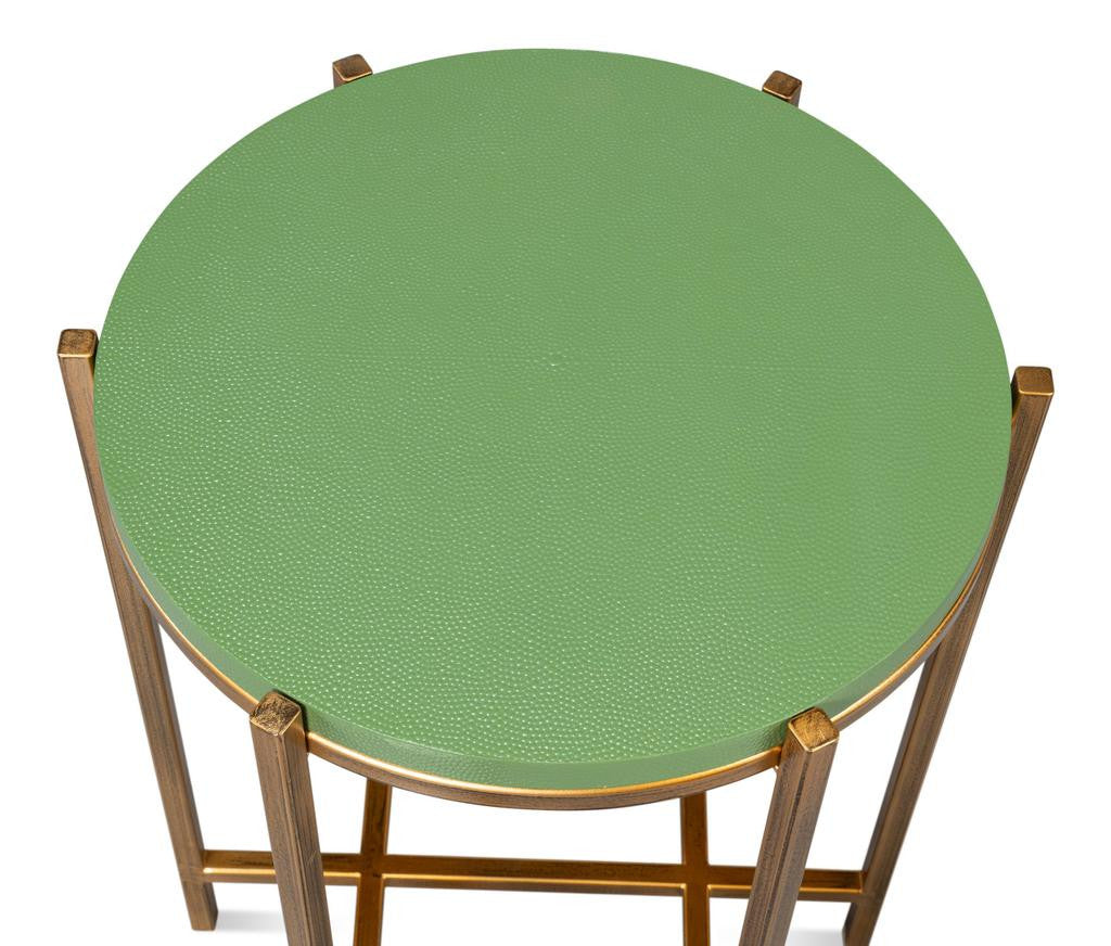 Spence Green Side Table - Ornate Home