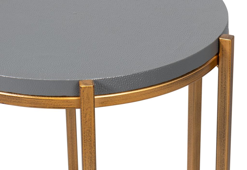 Spence Grey Side Table - Ornate Home
