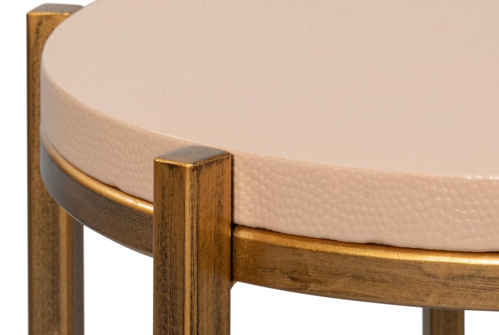 Spence Tan Side Table - Ornate Home