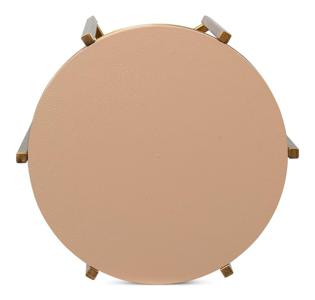 Spence Tan Side Table - Ornate Home