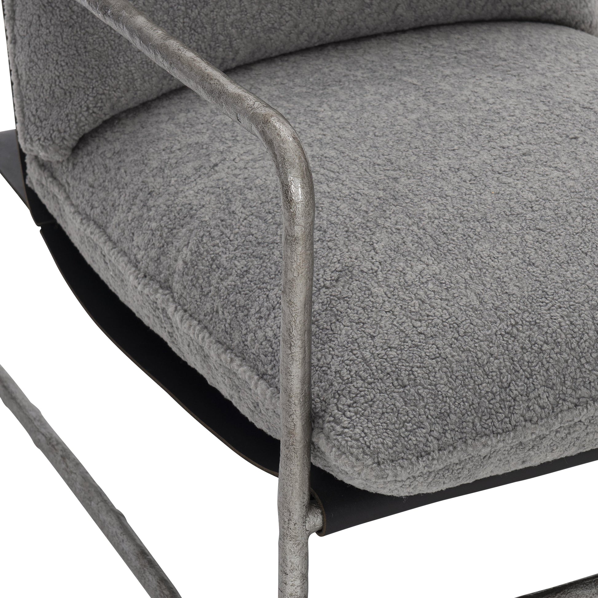 Spencer Grey Fabric Chair - Ornate Home