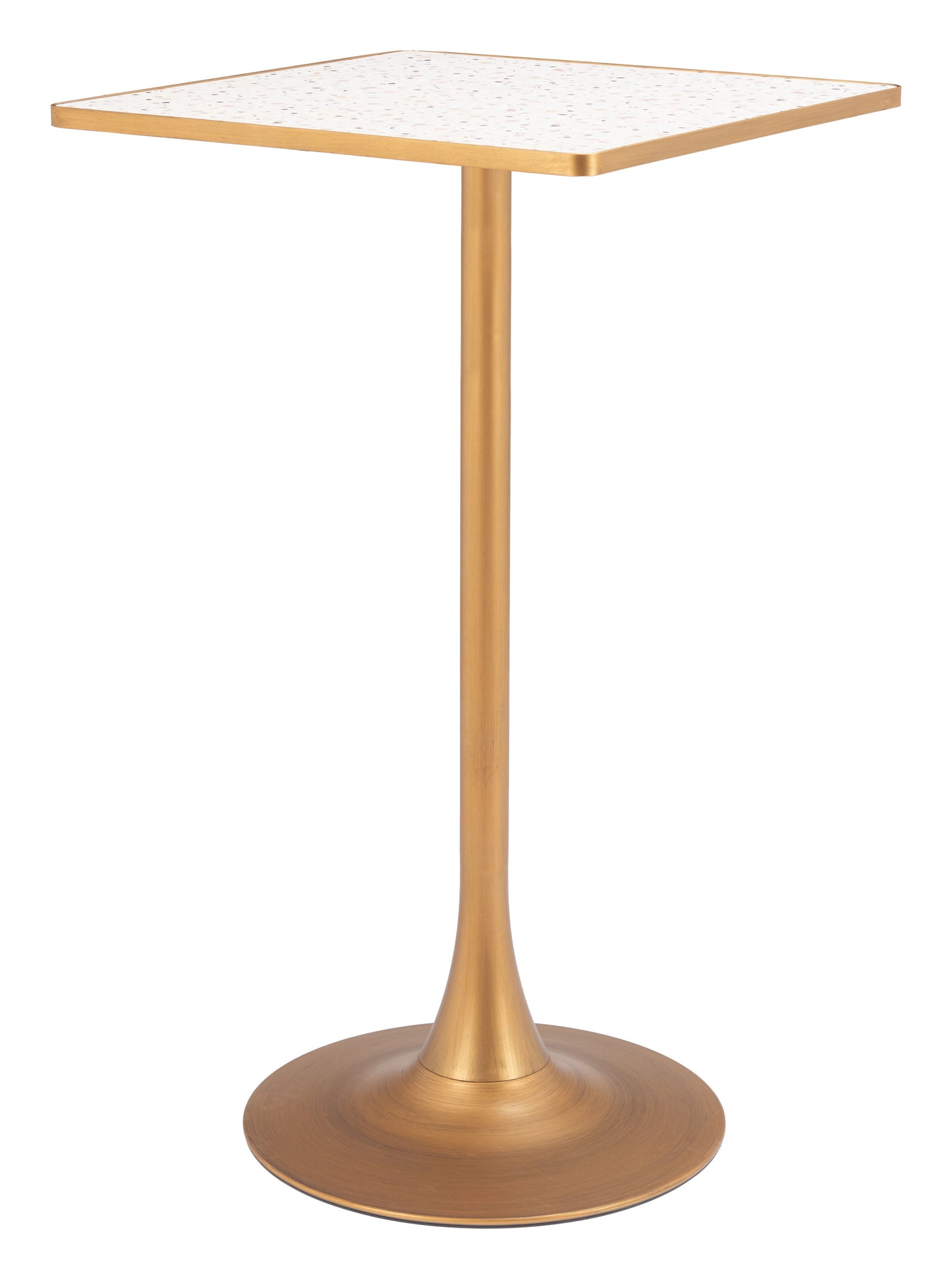 Spot Beige & Gold Bar Table - Ornate Home