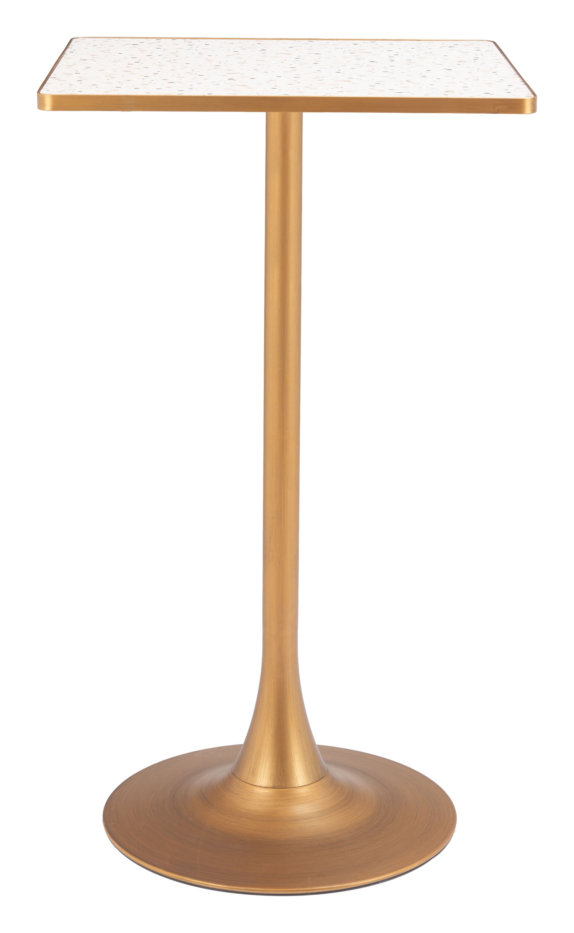Spot Beige & Gold Bar Table - Ornate Home