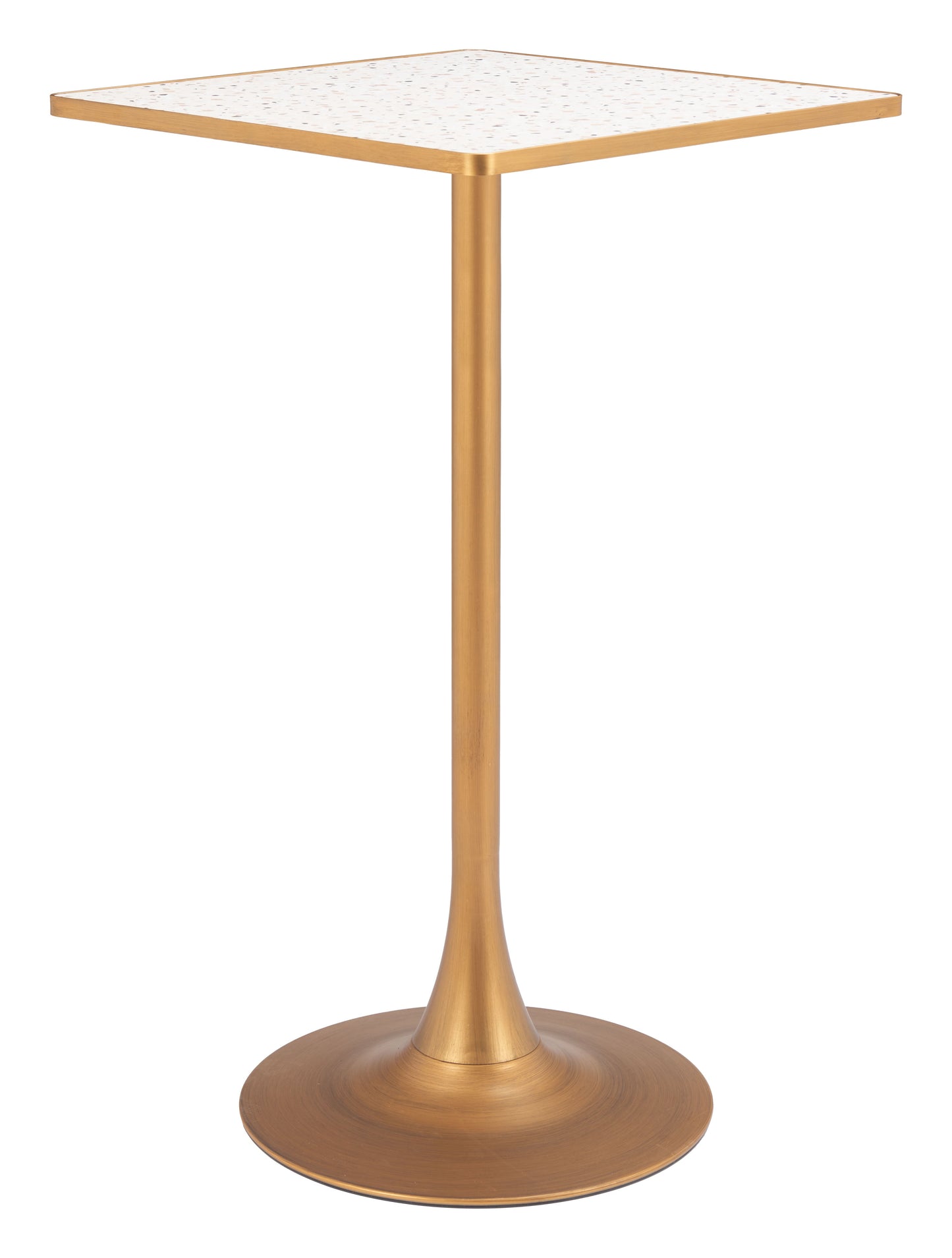 Spot Beige & Gold Bar Table - Ornate Home