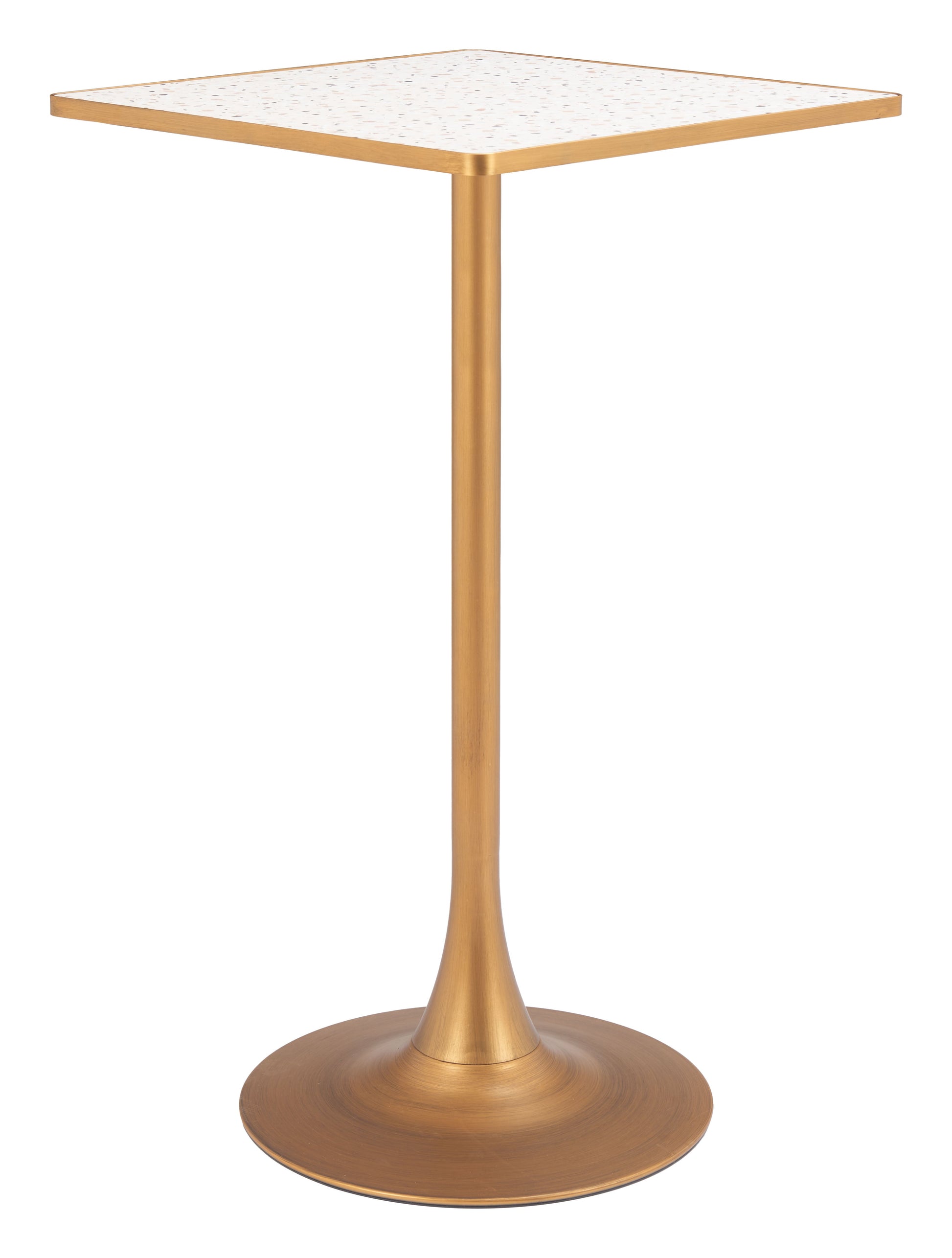 Spot Beige & Gold Bar Table - Ornate Home