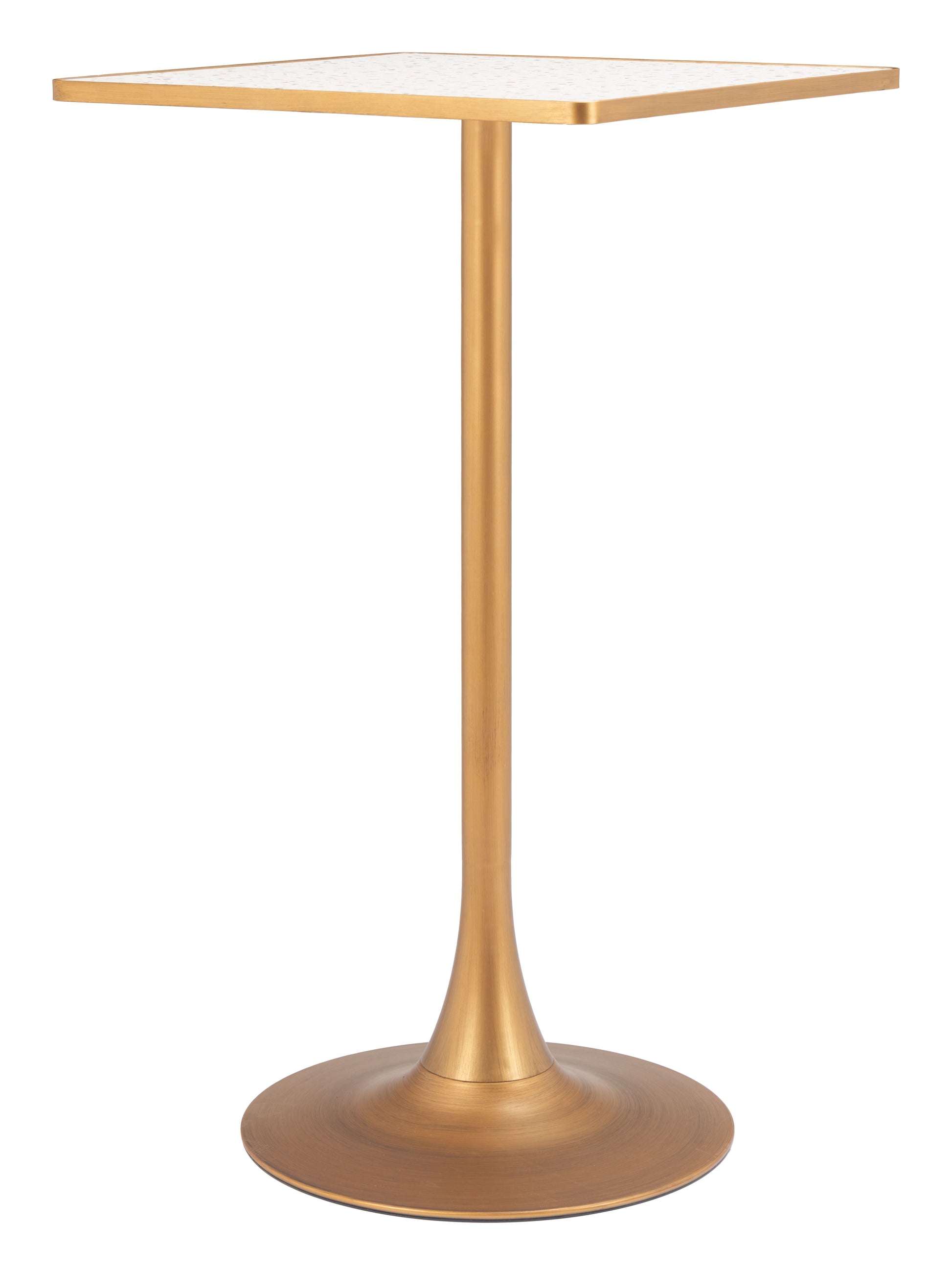 Spot Beige & Gold Bar Table - Ornate Home