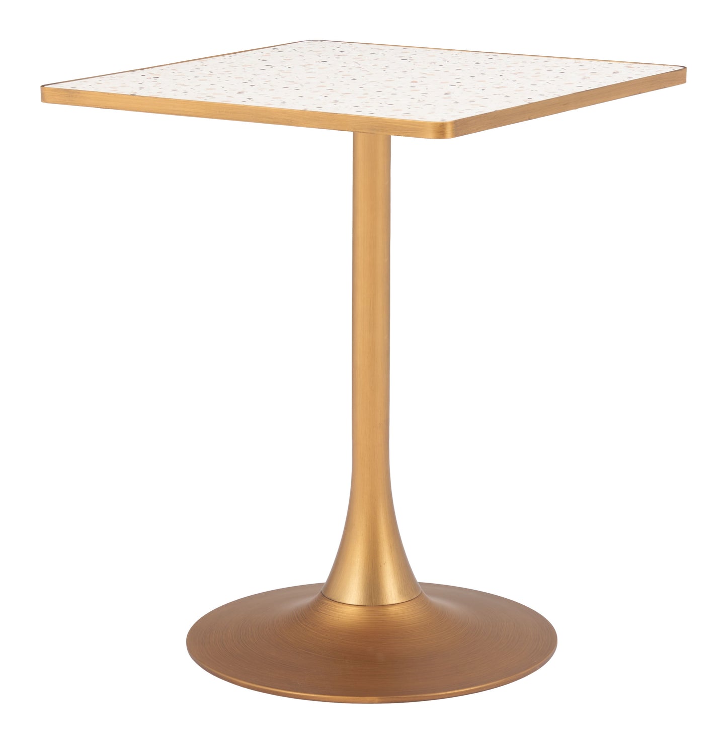 Spot Beige & Gold Bistro Table - Ornate Home