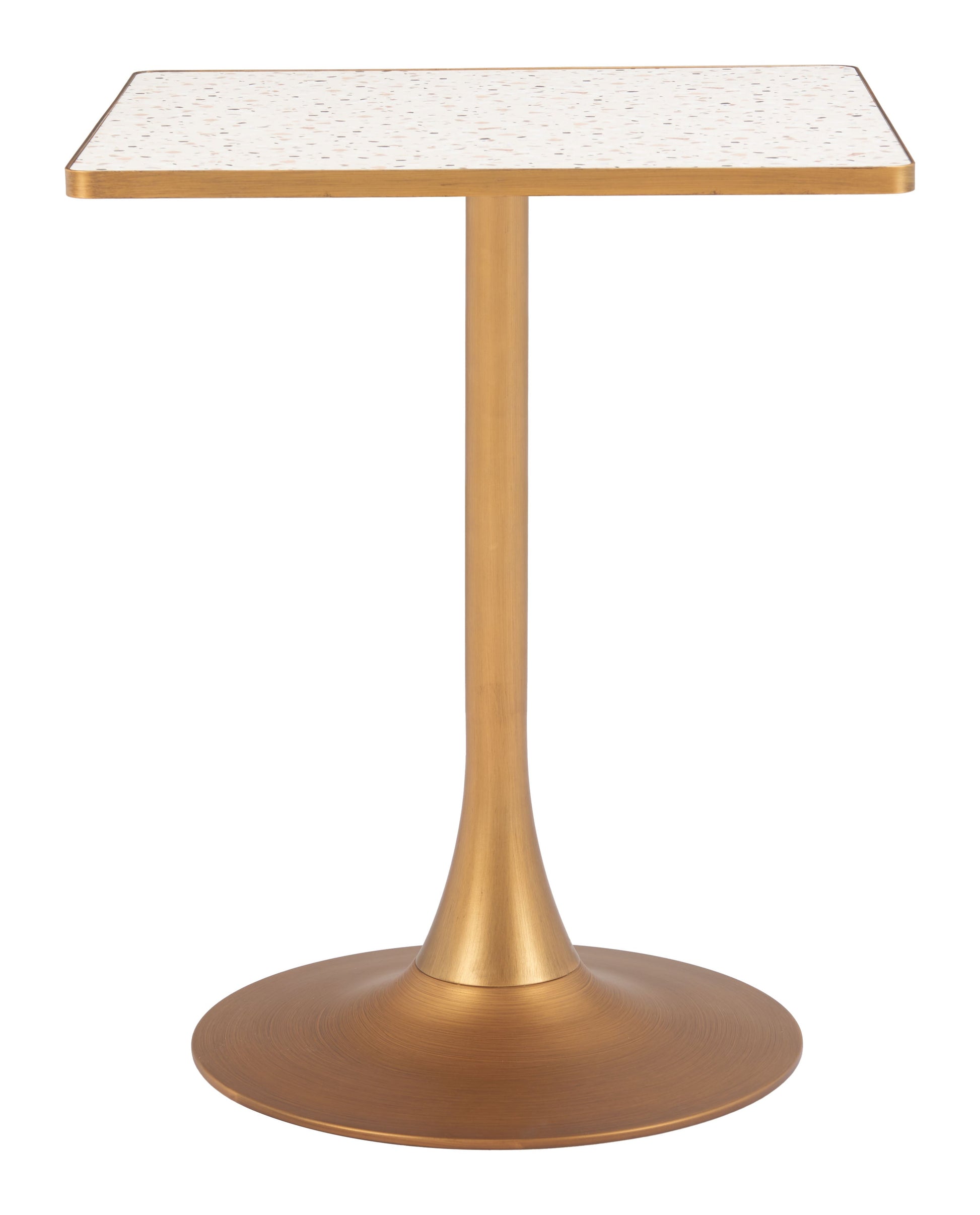 Spot Beige & Gold Bistro Table - Ornate Home