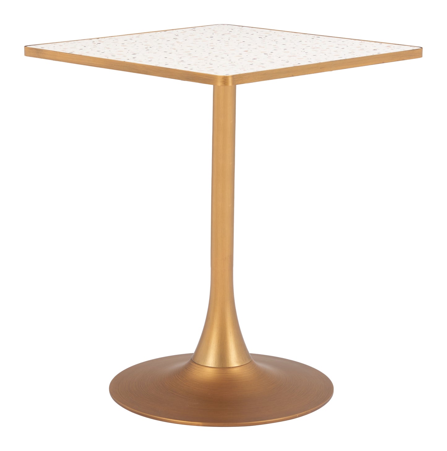 Spot Beige & Gold Bistro Table - Ornate Home