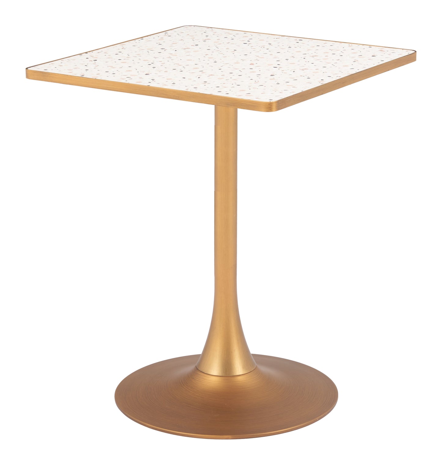 Spot Beige & Gold Bistro Table - Ornate Home