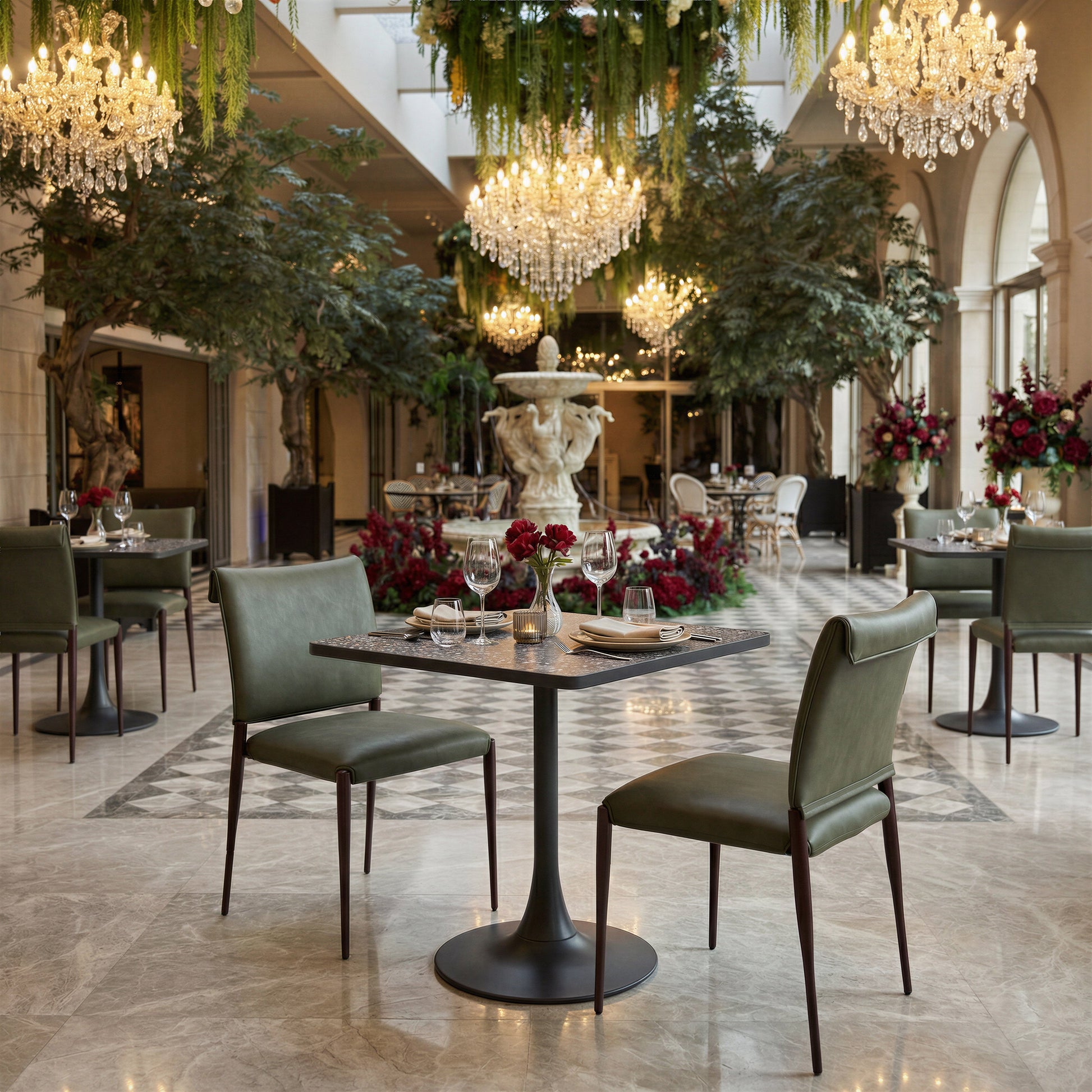 Spot Black Bistro Table - Ornate Home