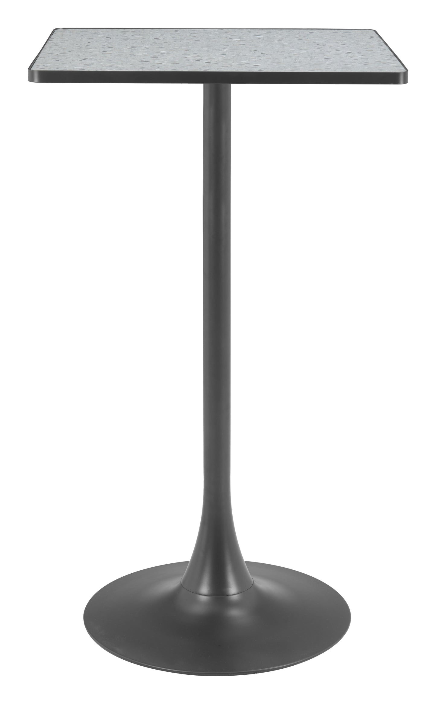 Spot Gray & Black Bar Table - Ornate Home