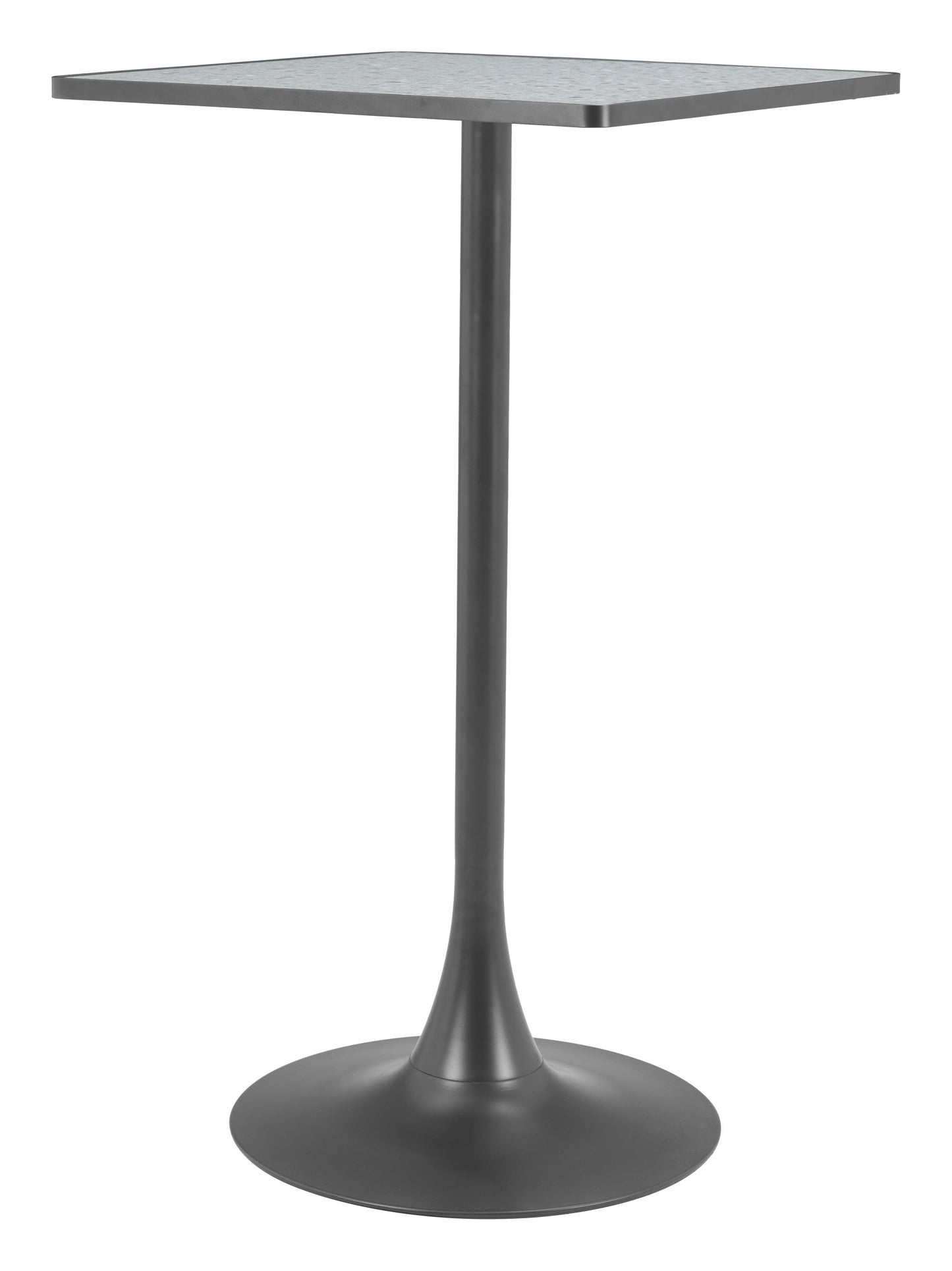 Spot Gray & Black Bar Table - Ornate Home