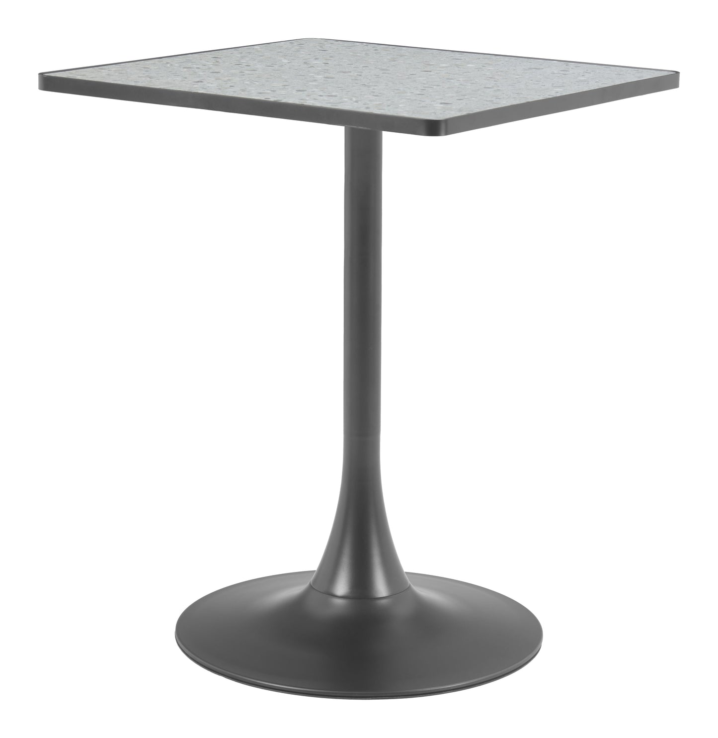 Spot Gray & Black Bistro Table - Ornate Home