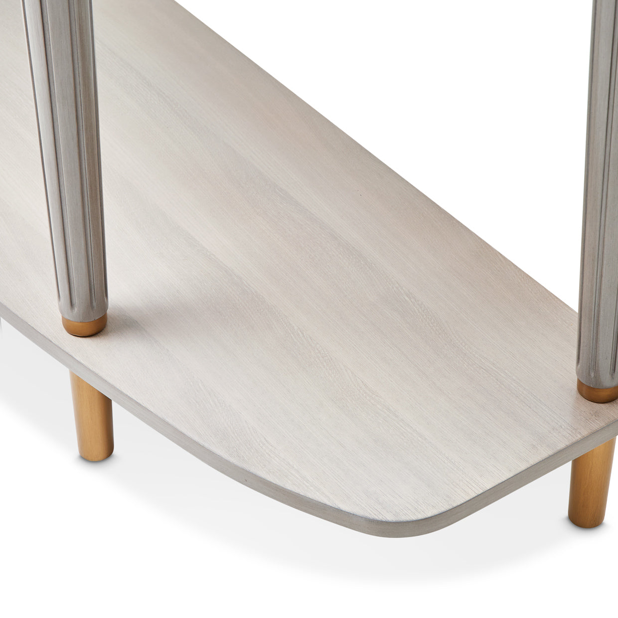 St. Charles Dove Gray Console Table - Ornate Home