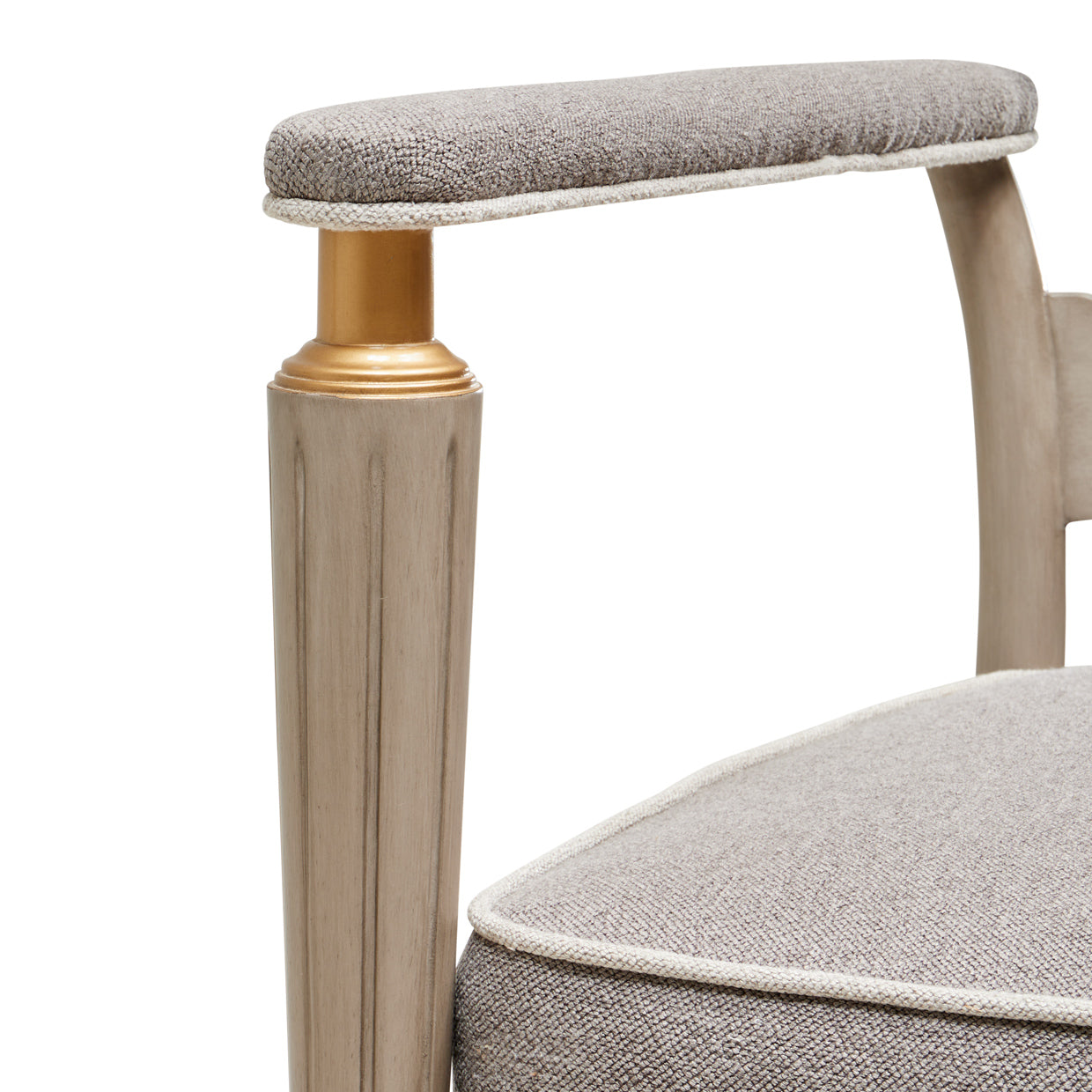 St. Charles Dove Gray/Stratus Accent Chair - Ornate Home