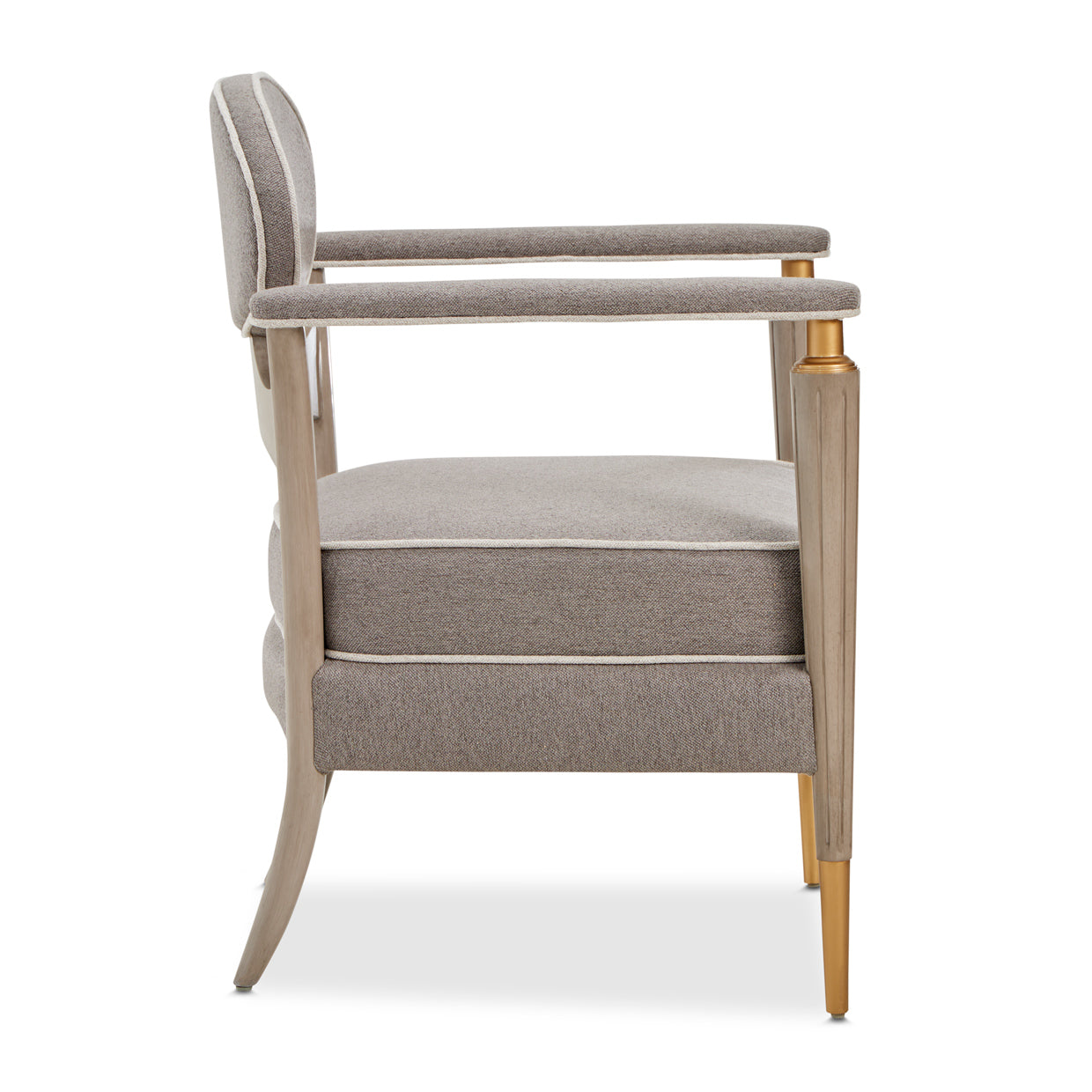 St. Charles Dove Gray/Stratus Accent Chair - Ornate Home