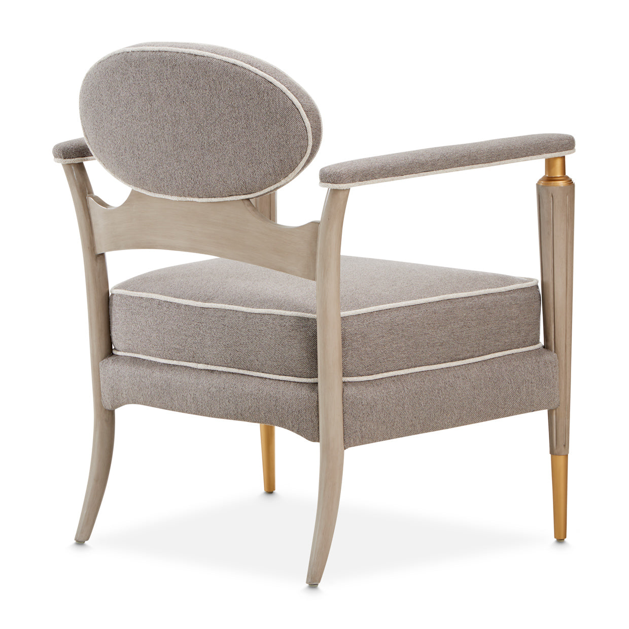 St. Charles Dove Gray/Stratus Accent Chair - Ornate Home