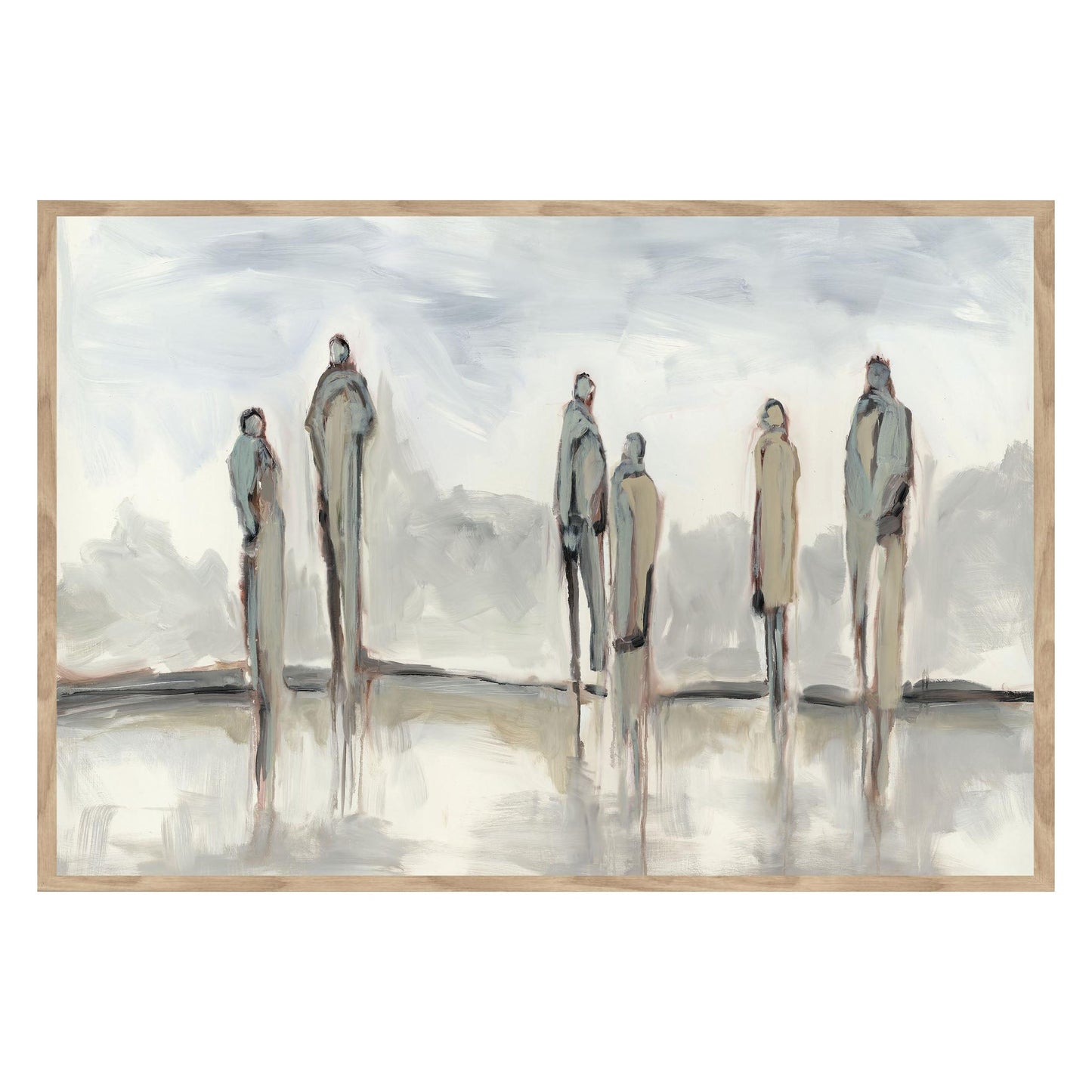 Stance White Painting 48x72 by Buddy Whitlock - Ornate Home