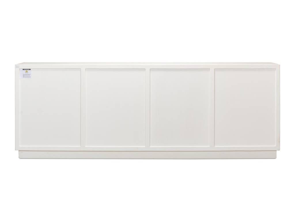 Stefano White Narrow Sideboard - Ornate Home