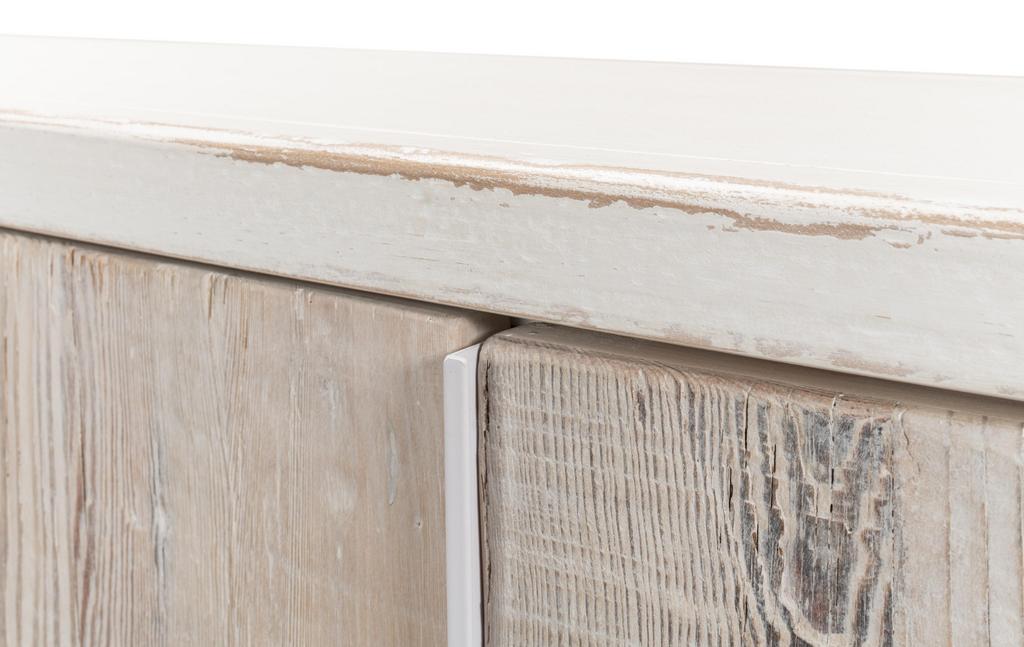 Stefano White Narrow Sideboard - Ornate Home