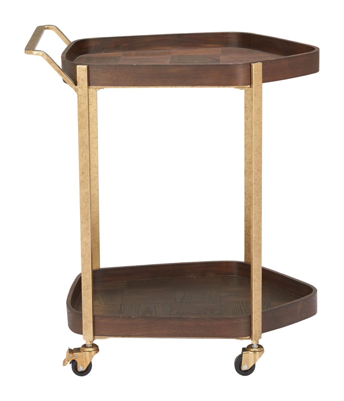 Stela Walnut Bar Cart - Ornate Home