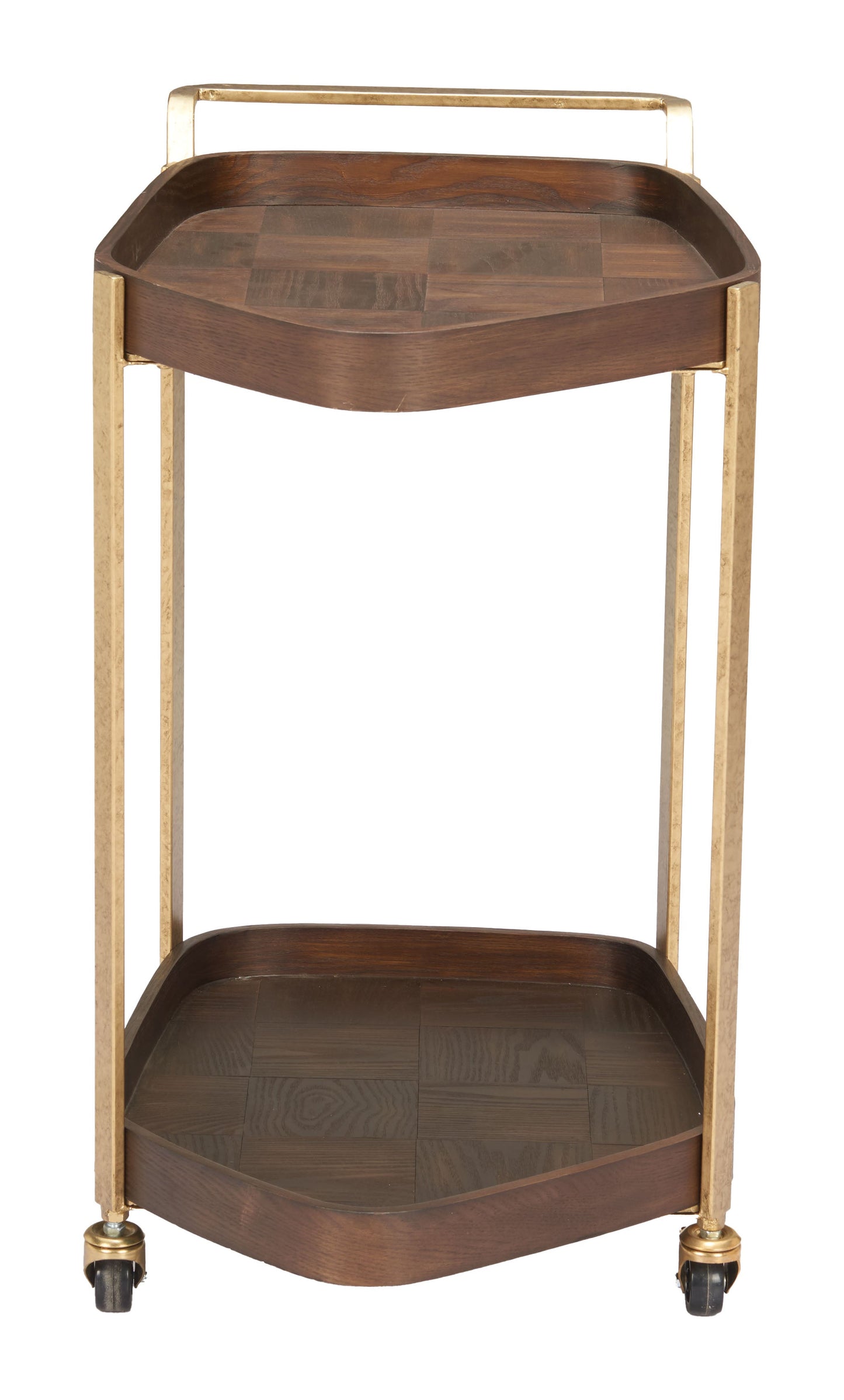 Stela Walnut Bar Cart - Ornate Home